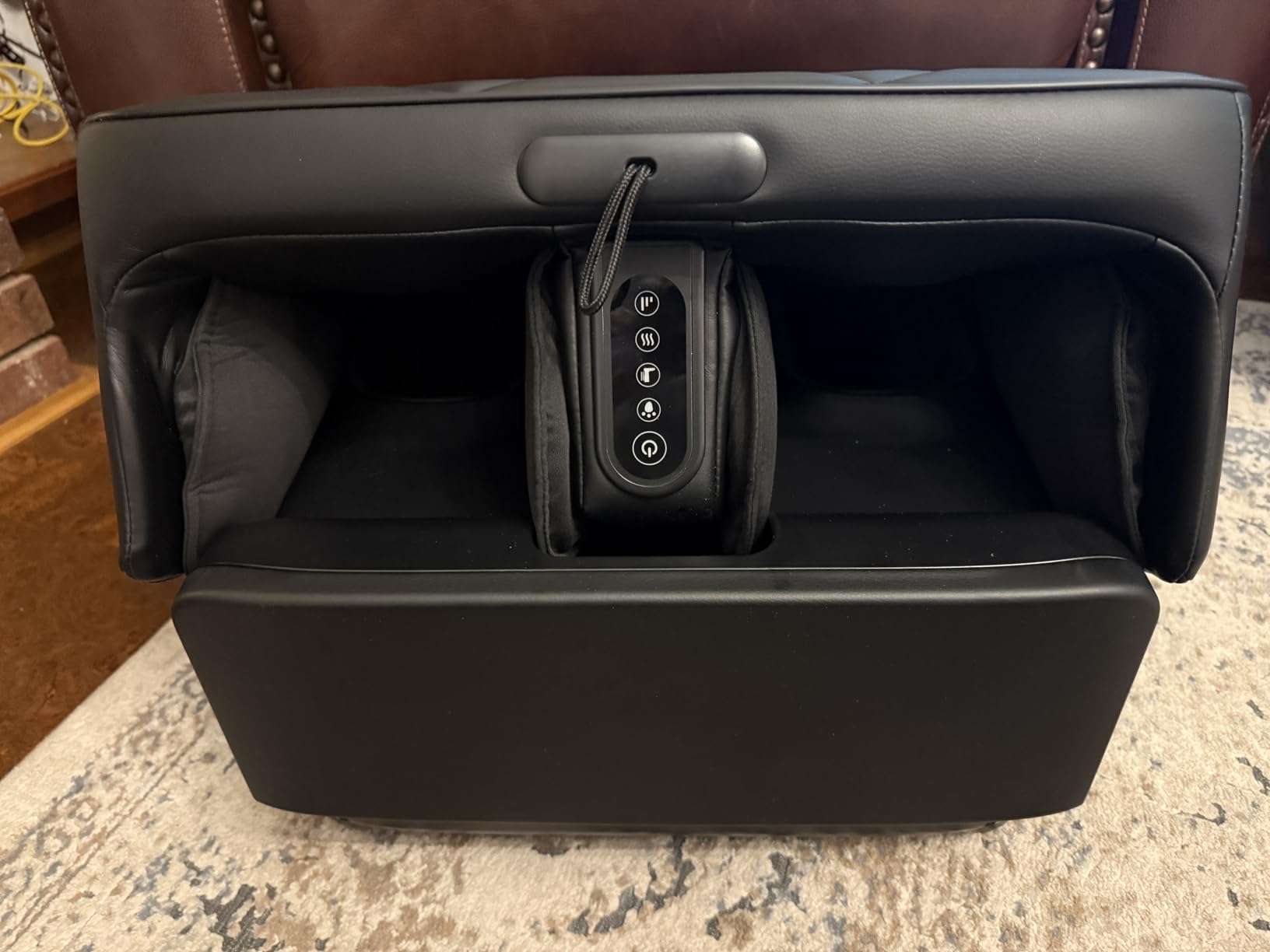 COMFIER Shiatsu Foot & Calf Massager with Heat,2 in 1 Ottoman,FSA Eligible customer photo 2