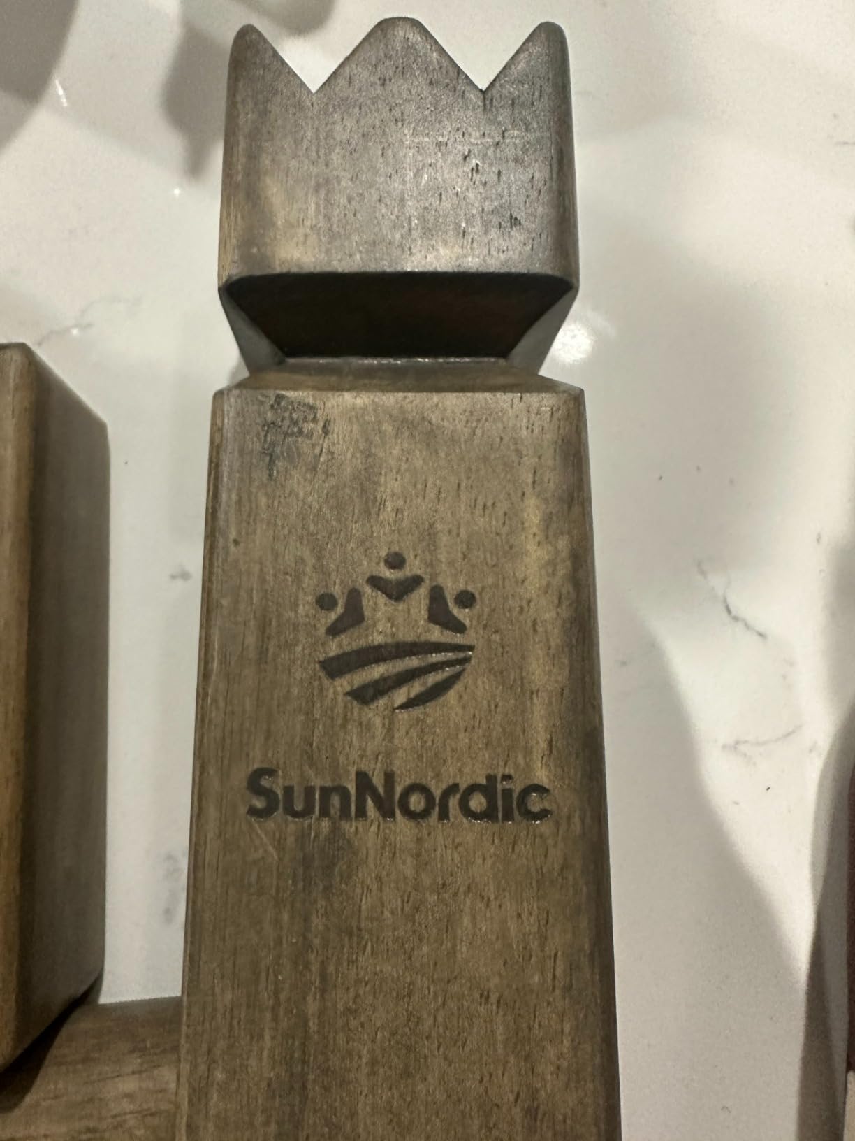 SunNordic Rubber Wood Kubb Yard Game Set with Carry Bag customer photo 2
