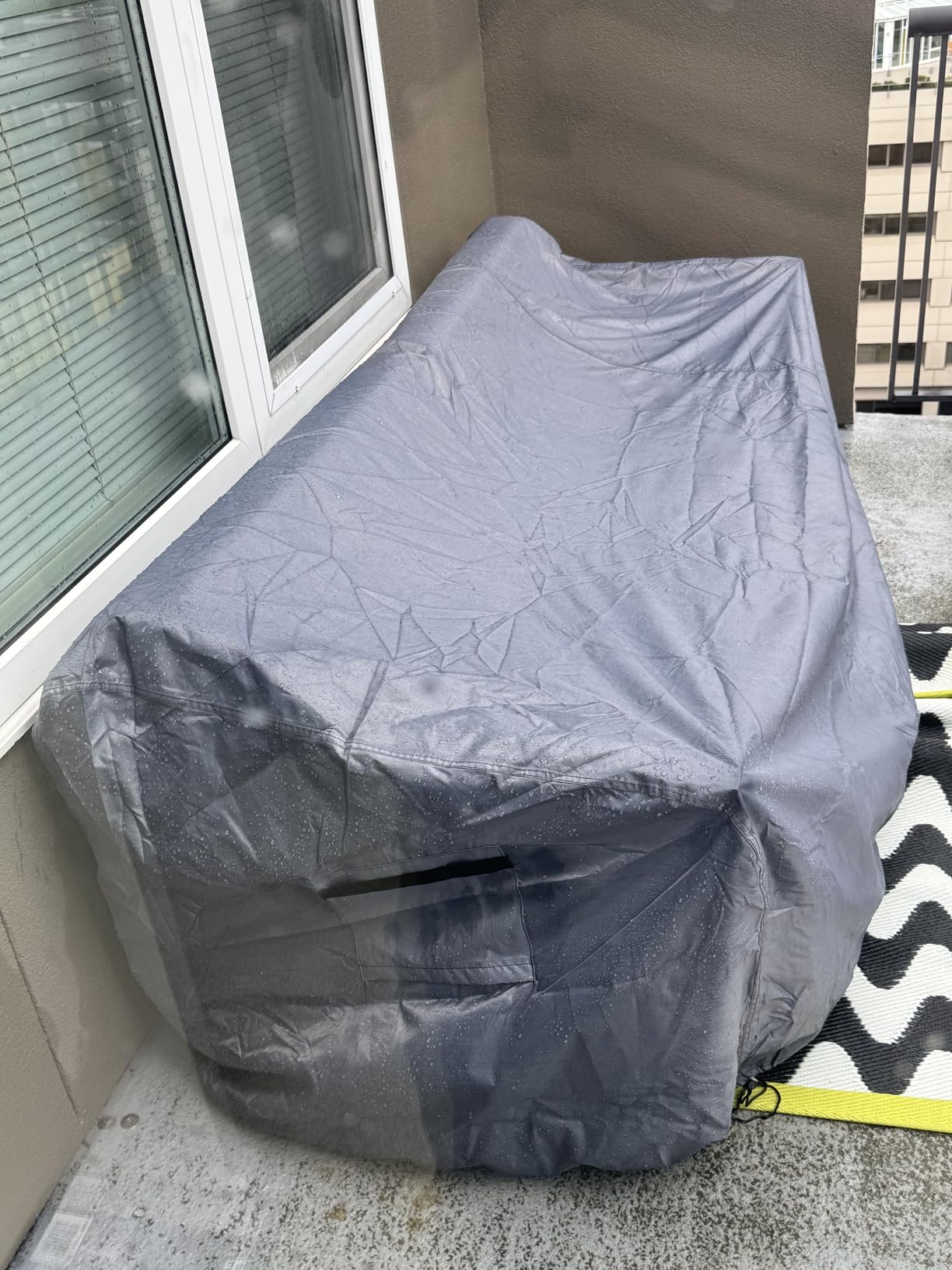 Mrrihand 2-Seater Outdoor Patio Sofa Cover Waterproof 60