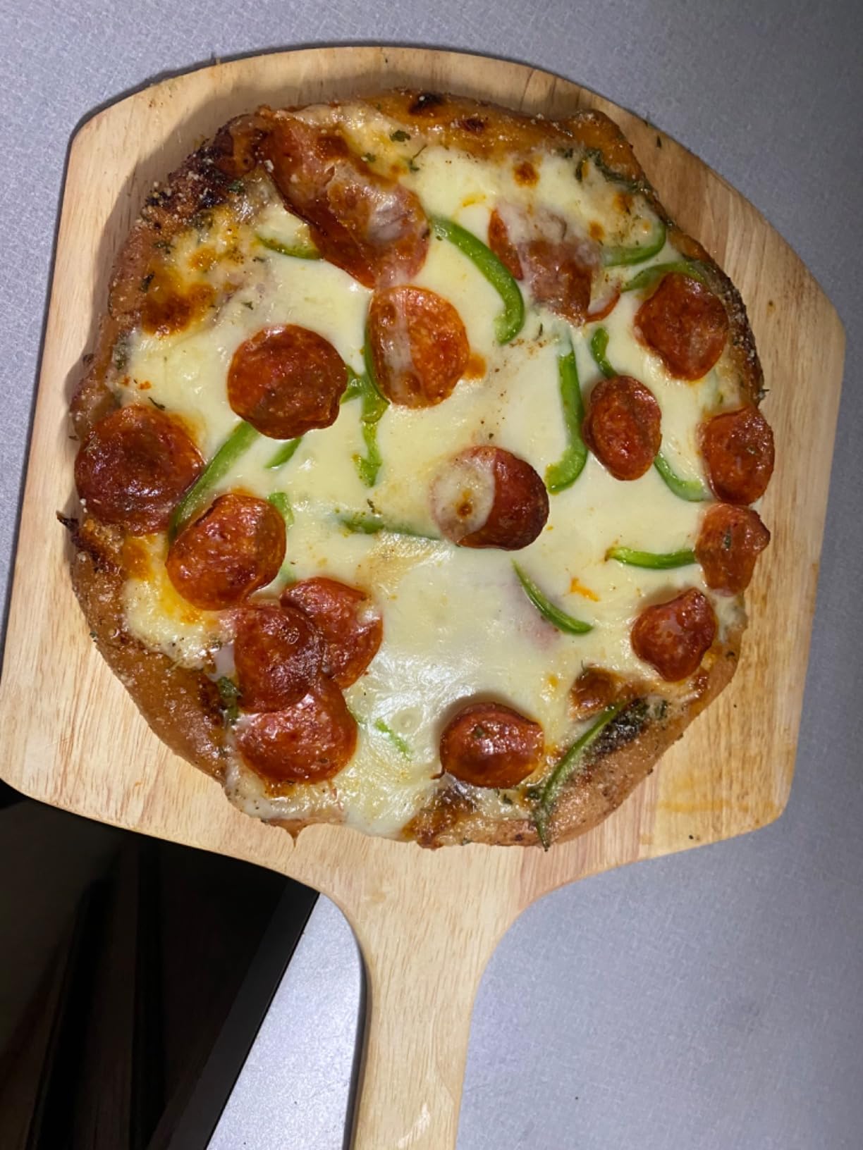 Gyreuni 15''Pizza Stone for Oven and Grill with Pizza Peel,Baking Stone Set customer photo 1