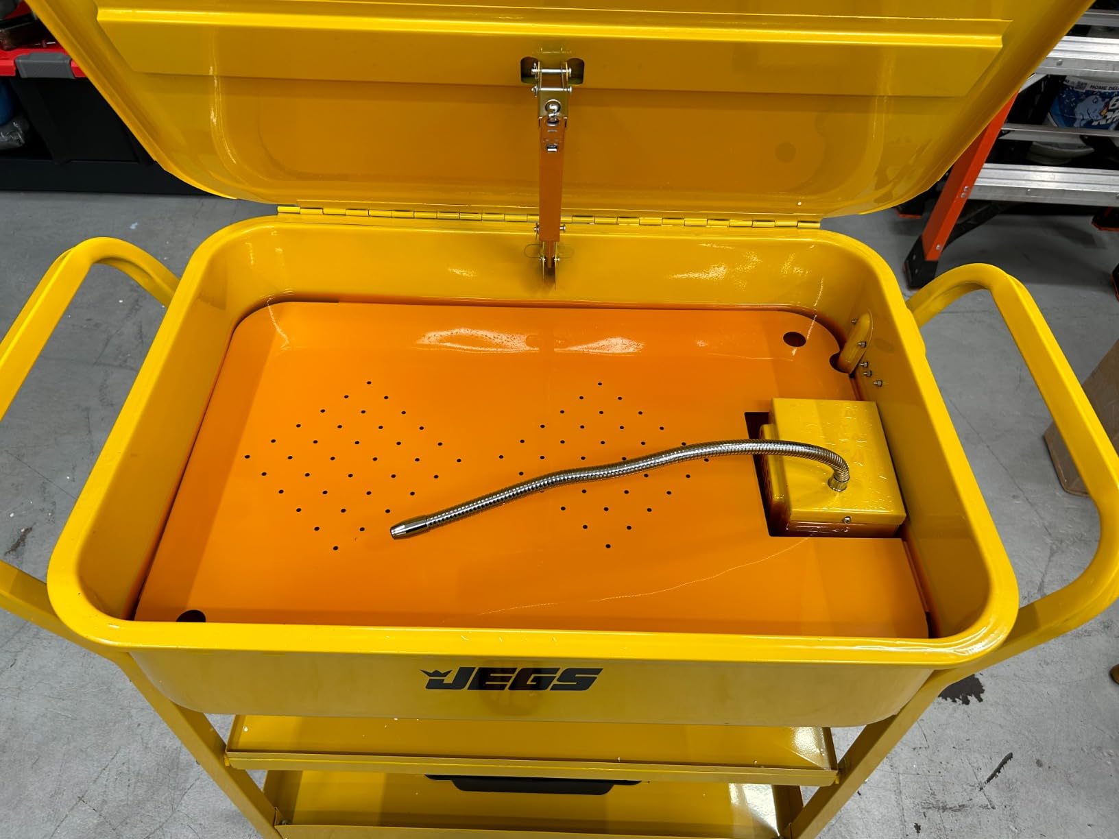 Portable Parts Washer Cart 20-Gallon Tank Solvent Capacity: 12-Gallon customer photo 2