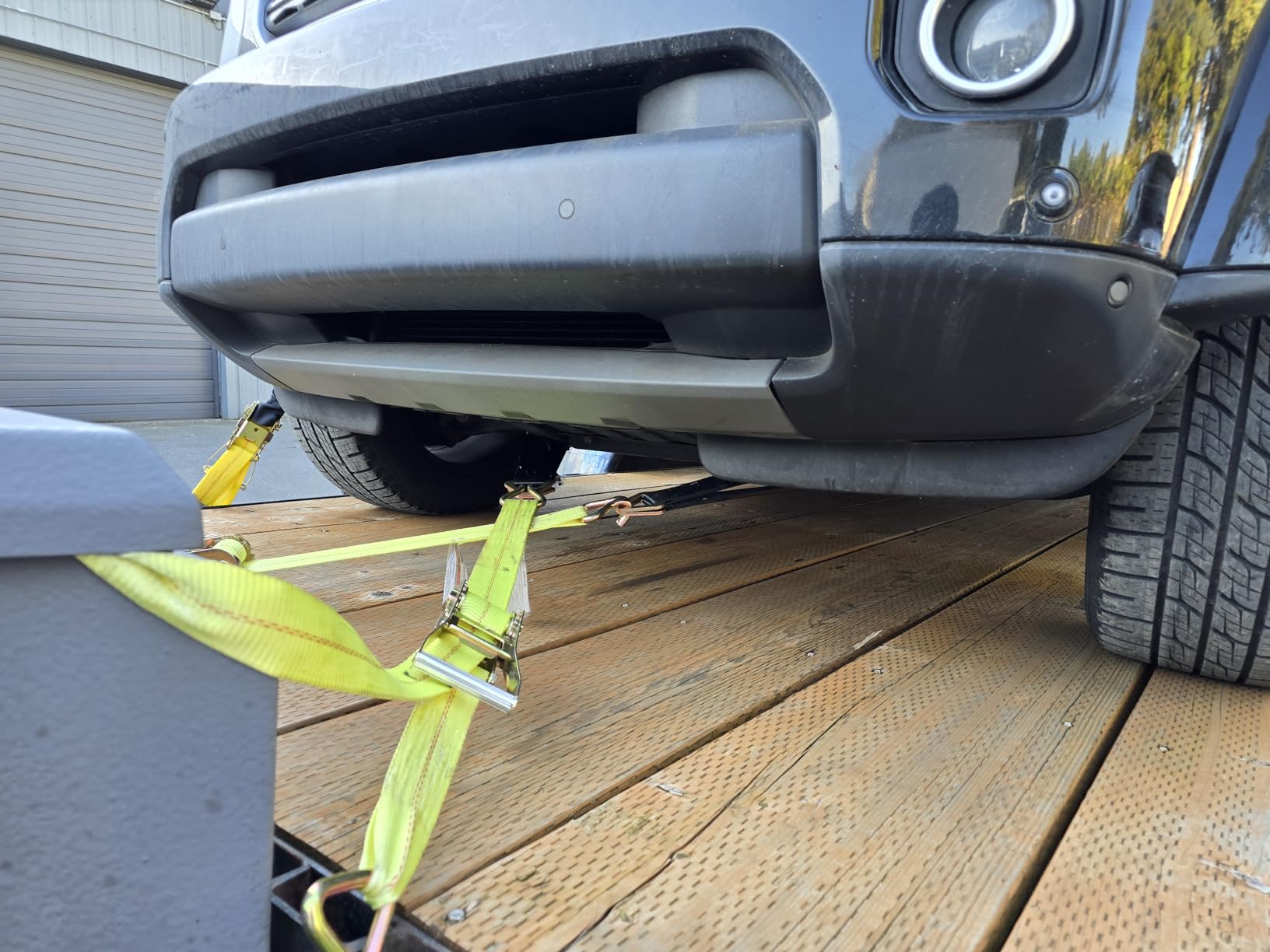 Rhino USA Axle Tie Down Straps - 11,128lb Break Strength with D-Rings customer photo 2