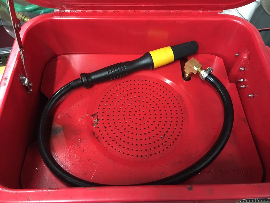 Big RED ATRG4001-20R Torin 20 Gallon Capacity Electric Solvent Pump Automotive Parts Washer Cleaner, Red customer photo 2