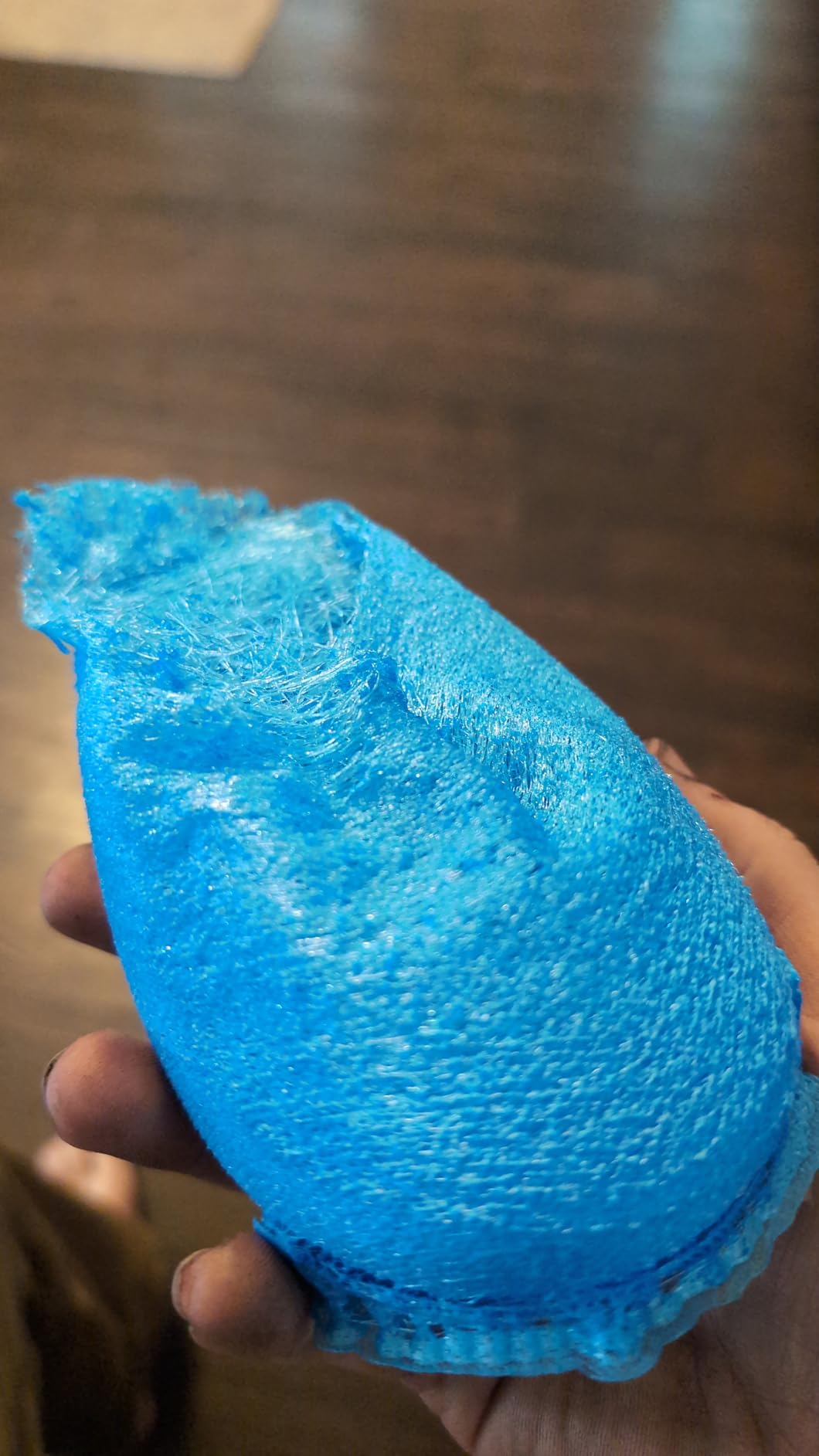 Geeetech TPU Filament 1.75mm, Shore 95A Flexible 3D Printer Filament with High Elasticity, 1KG (2.2lbs) Spool, Dimensional Accuracy ±0.03mm, Fits Most FDM Printers, Clear Blue customer photo 1