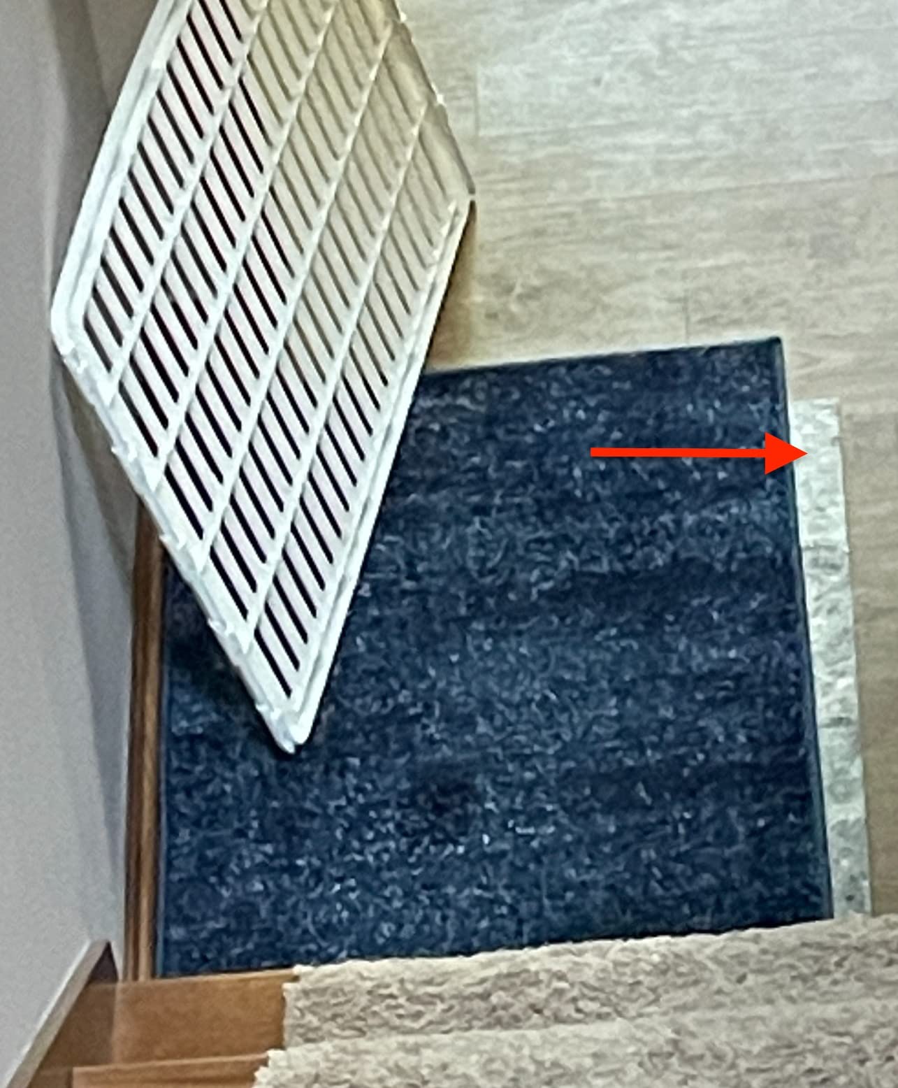 RUGPADUSA - Vinyl Lock - 2'x3' - Felt and EVA - Non-Slip Rug Pad for Vinyl, Luxury Vinyl Plank (LVP) Flooring customer photo 2
