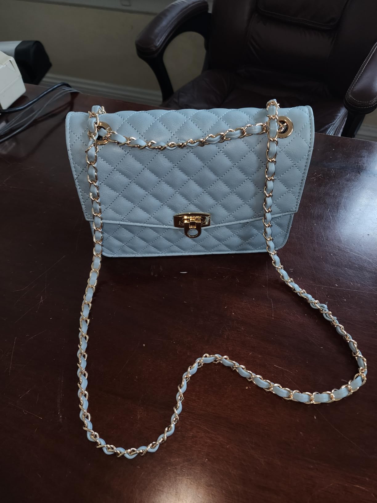 GM LIKKIE Quilted Medium Shoulder Crossbody Bag for Women customer photo 1