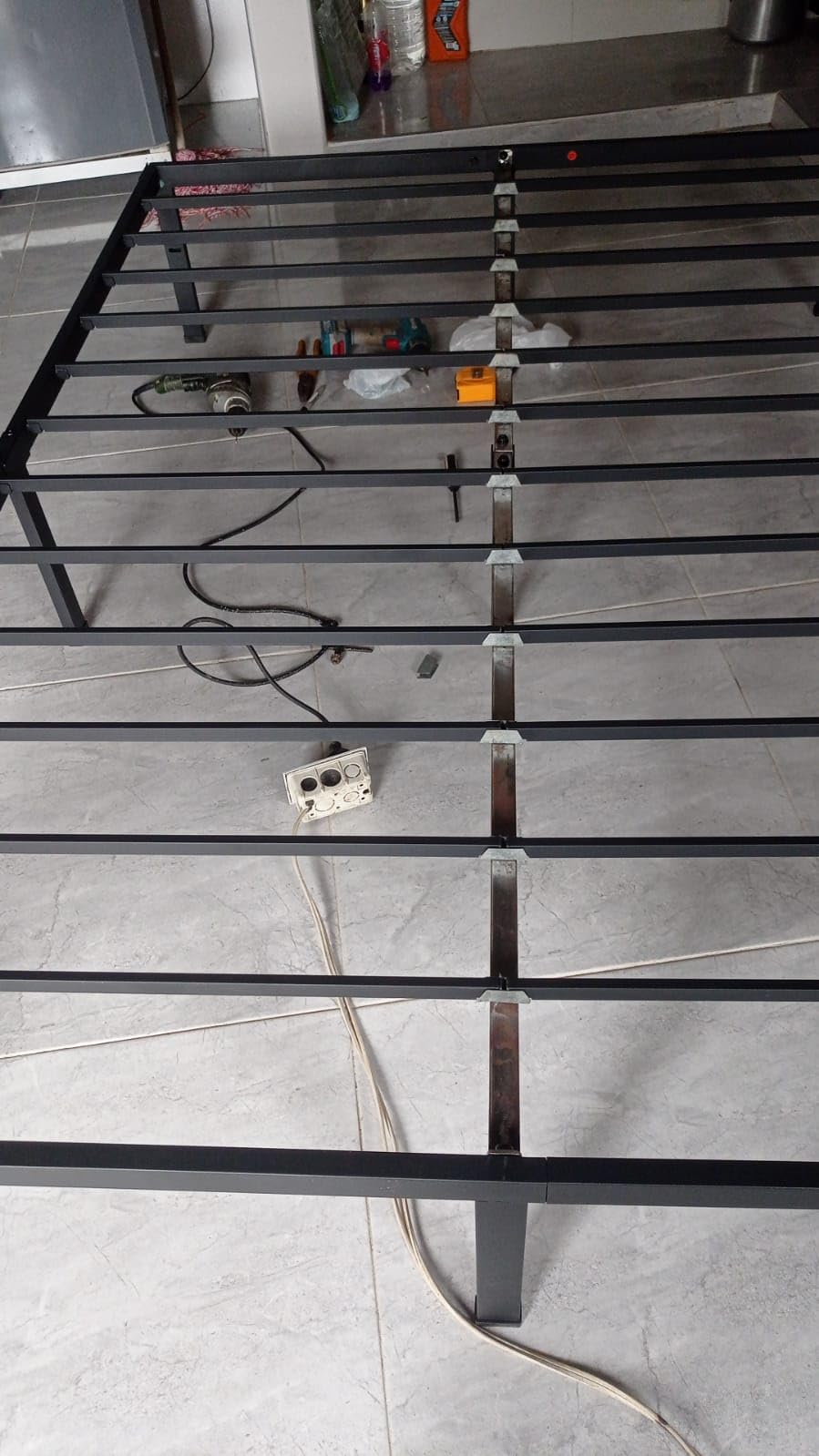 Yitong Angel 14 Inch Queen Size Bed Frame,3500 lbs Heavy Duty Metal Platform, Mattress Foundation with Steel Slat Support/No Box Spring Needed/Noise Free/Non-Slip/Easy Assembly customer photo 2