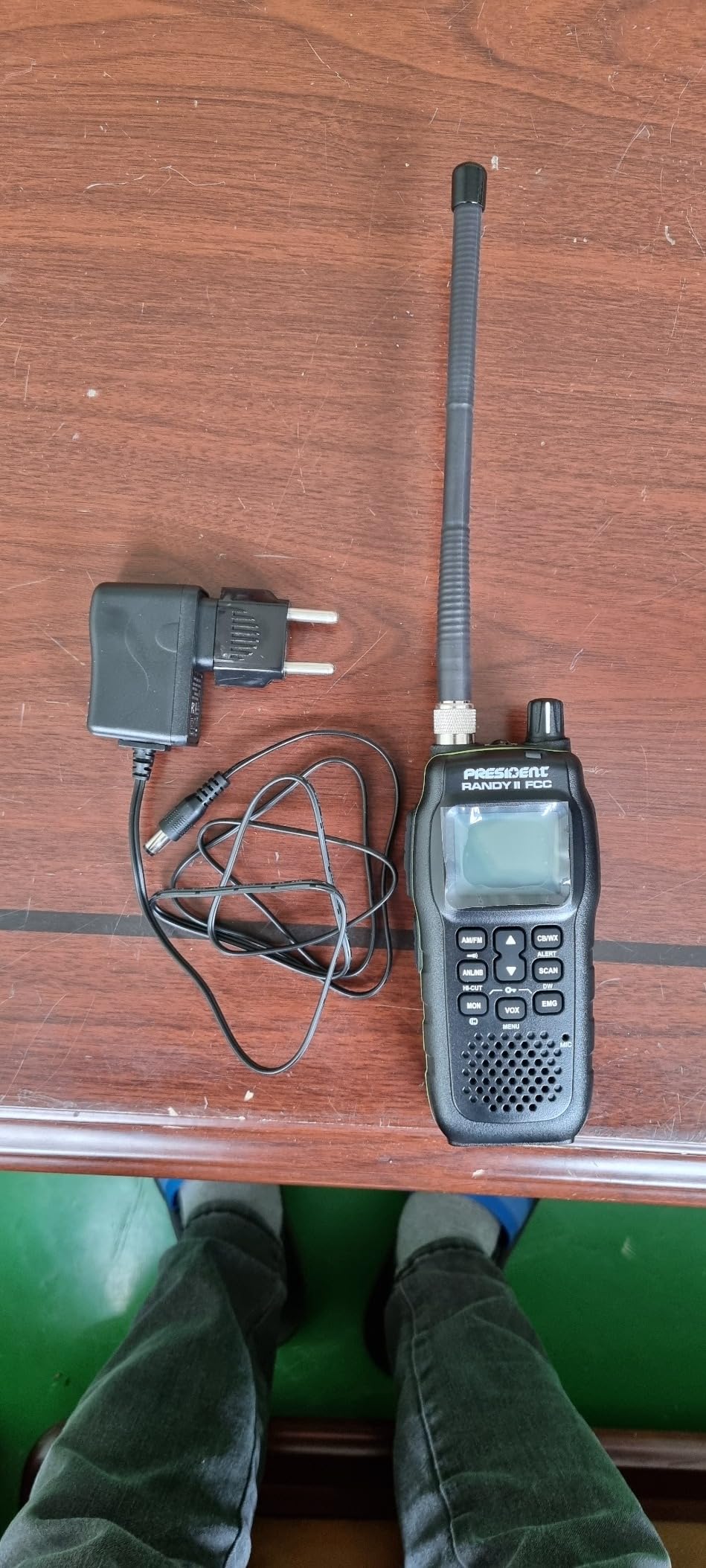 President Randy II FCC - First FCC Approved AM/FM Handheld CB Radio with NOAA Weather Channel, ANL Filter, ASC, Scan Skip, VOX Built-in, 7-Color LCD Display customer photo 2