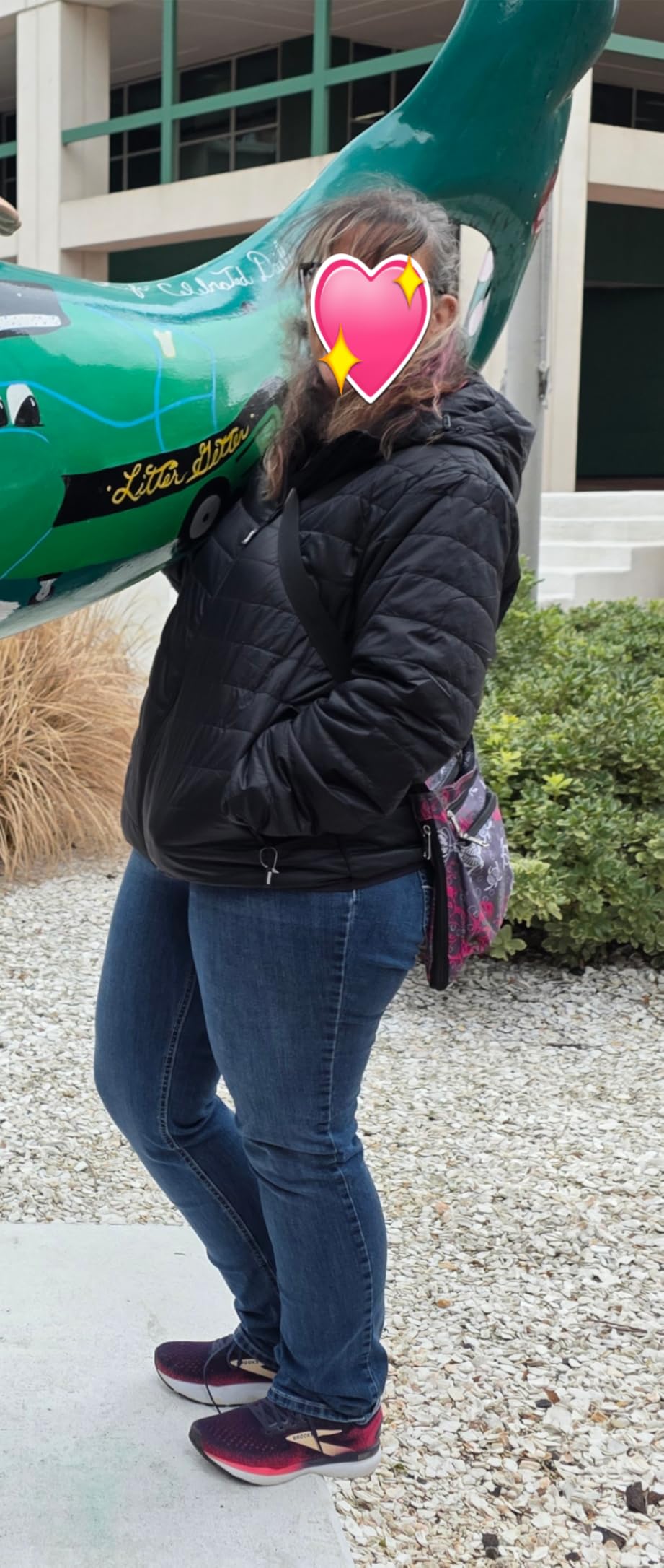 Outdoor Ventures Women's Packable Lightweight Full-Zip Puffer Jacket with Hood Quilted Winter Coat customer photo 2