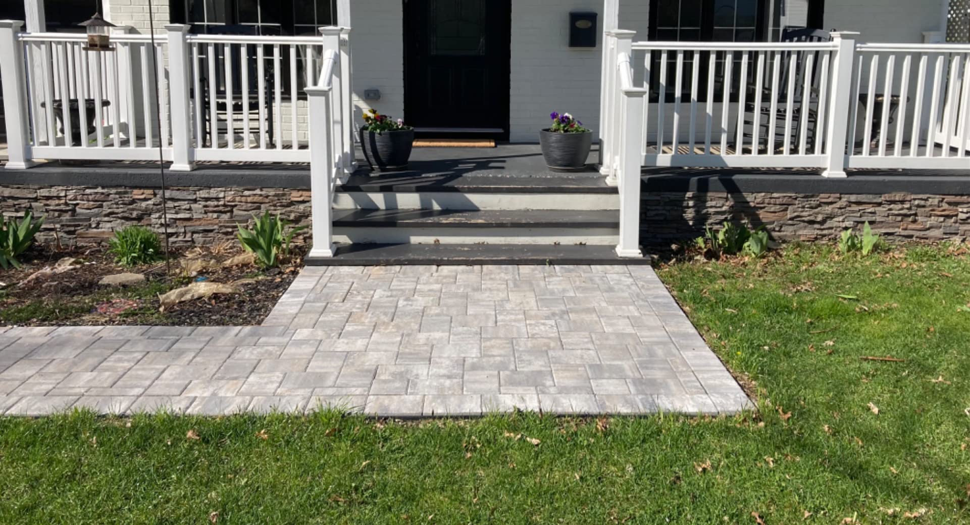 AZ Faux High-Density Polyurethane Faux Stone Sedona Stacked Stone Siding Panel, Ocean Mist (48