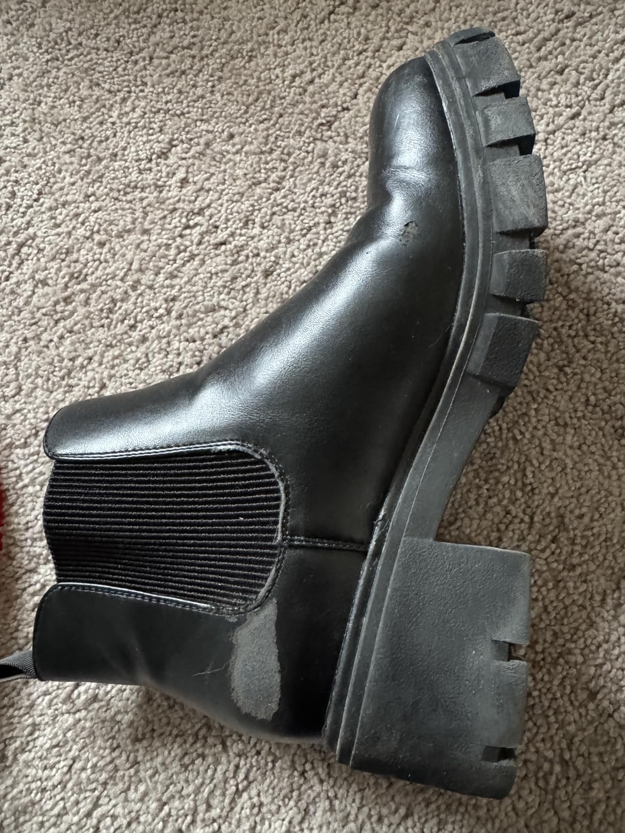 Athlefit Women's Slip on Chelsea Ankle Boots customer photo 2