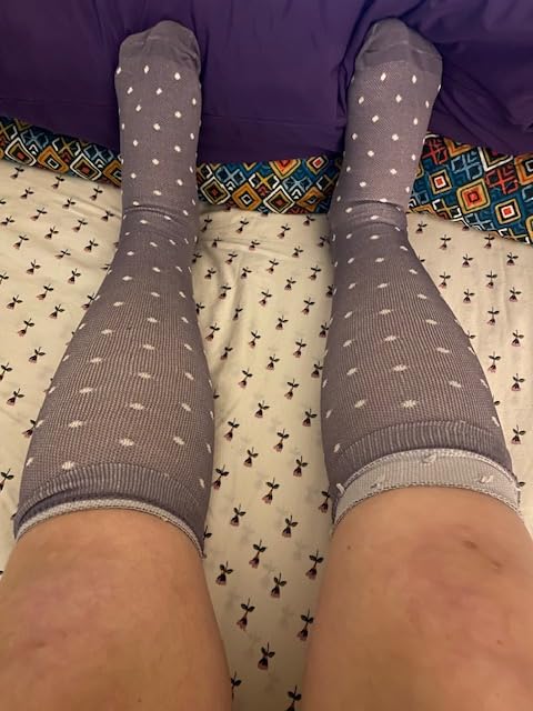 CHARMKING Compression Socks for Women & Men Circulation (8 Pairs) 15-20 mmHg Best Calf Socks Support for Athletic Cycling customer photo 1