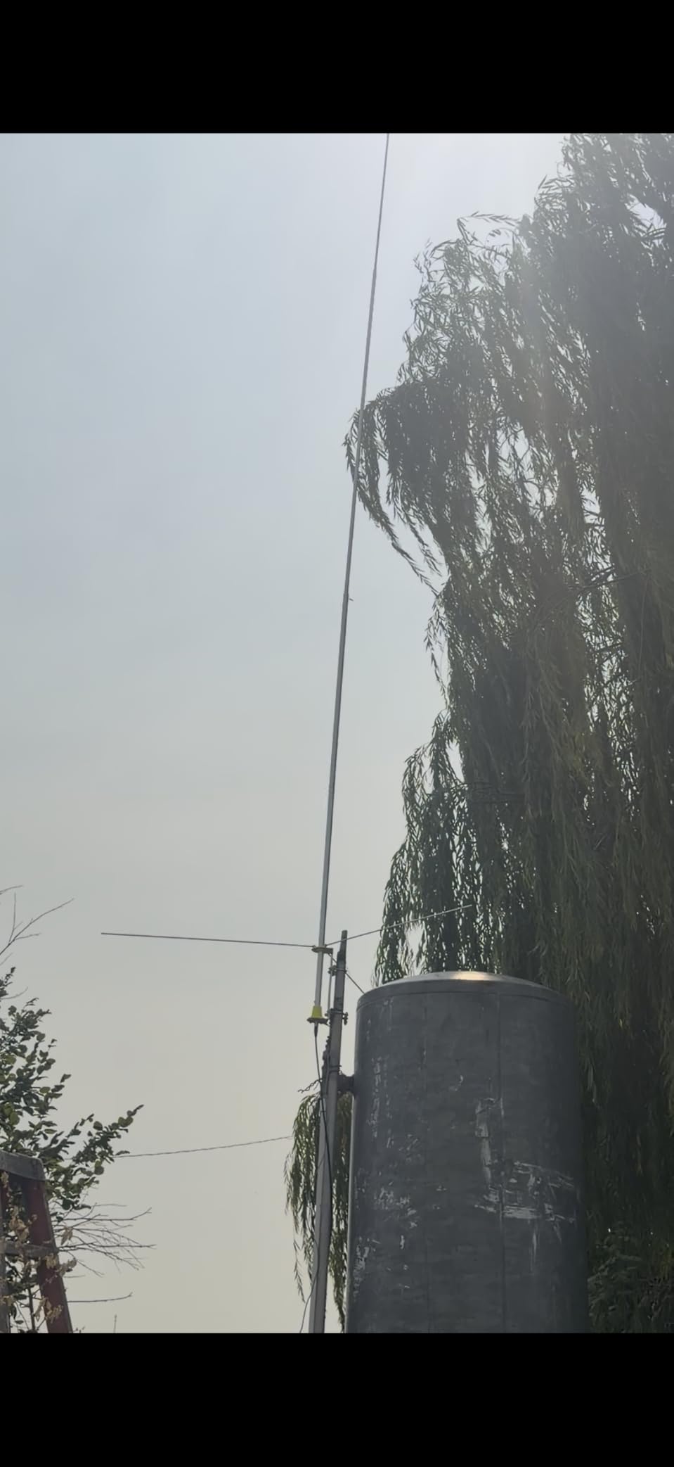 UAYESOK 20ft CB Base Station Antenna, 27MHZ Aluminum Alloy | 3.5dBi High Gain, Low VSWR, All-Weather Resilience, Pre-assembled customer photo 2