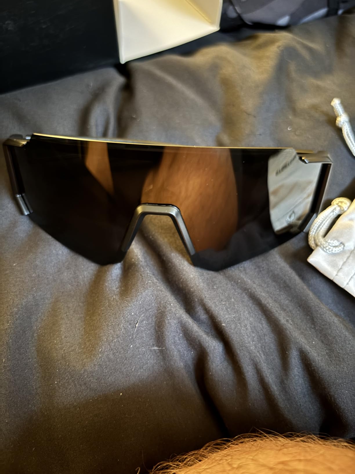 STORYCOAST Polarized Sports Sunglasses for Men Women,Cycling Running customer photo 2