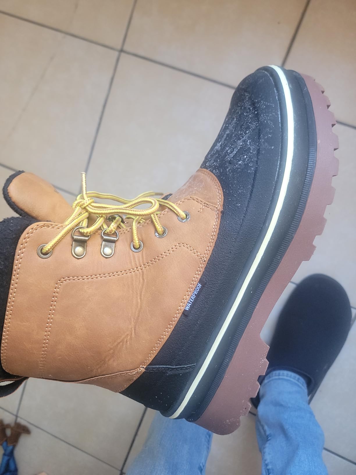 Bruno Marc Men's Insulated Waterproof Snow Boots customer photo 2