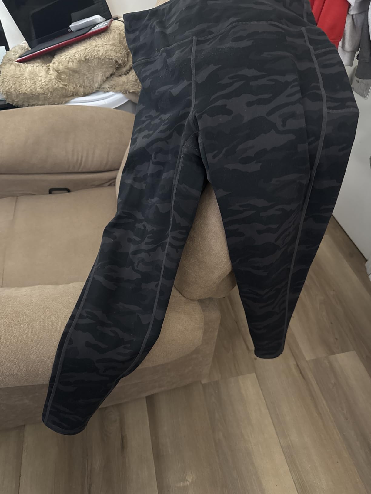 HIGHDAYS 3 Pack Fleece Lined Leggings Women with Pockets Warm Winter customer photo 1