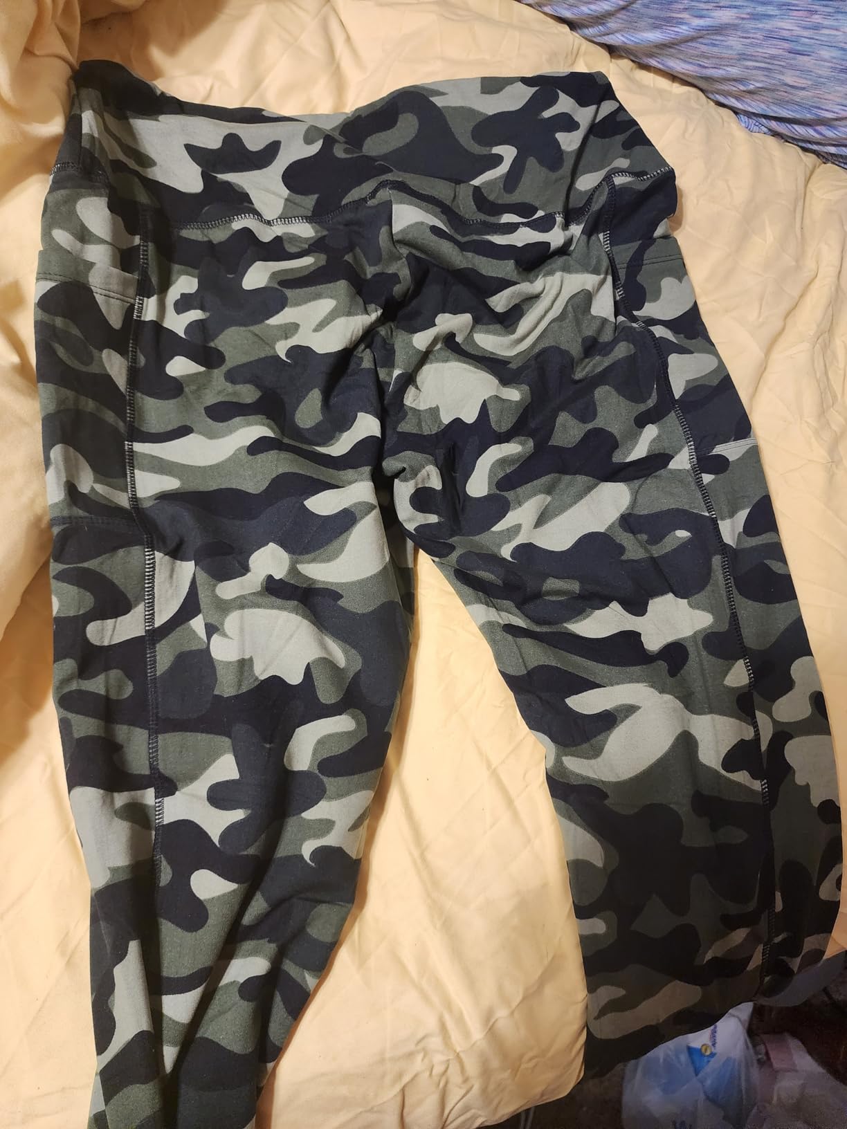 HIGHDAYS 3 Pack Fleece Lined Leggings Women with Pockets Warm Winter customer photo 2