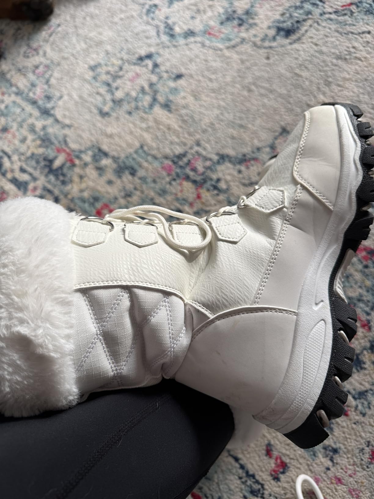 HOBIBEAR Women's Winter Snow Boots Warm Faux Fur customer photo 1
