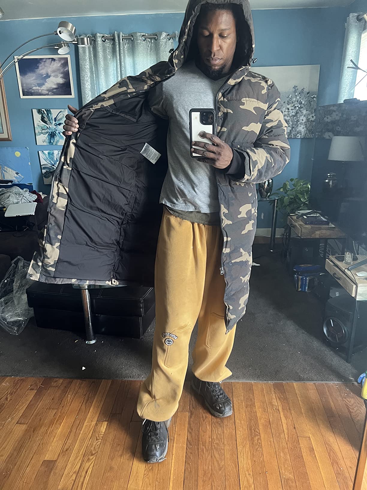 Levi's Men's Arctic Cloth Extra Long Parka Coat customer photo 1