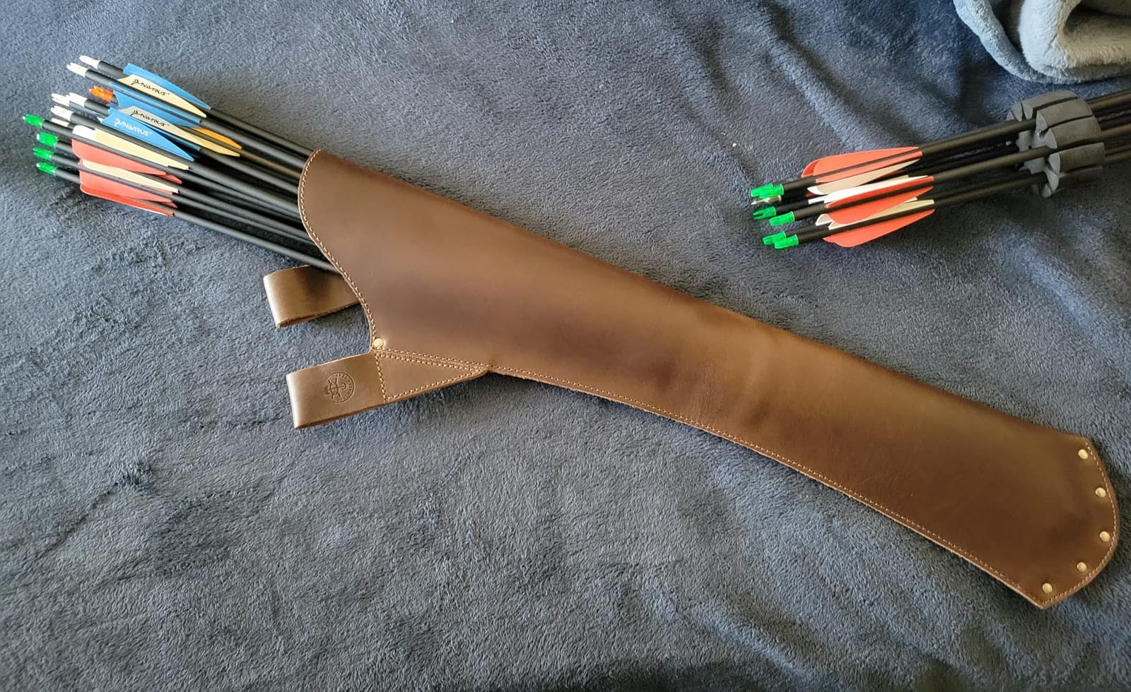 Leather Hip Quiver for Arrows, Hunting Quiver Arrow Holder, Archery Quivers Holder, Best Compound Bow Arrow Quiver for Recurve Bow, Back Quiver, Design for Archery Crossbow Quiver customer photo 1