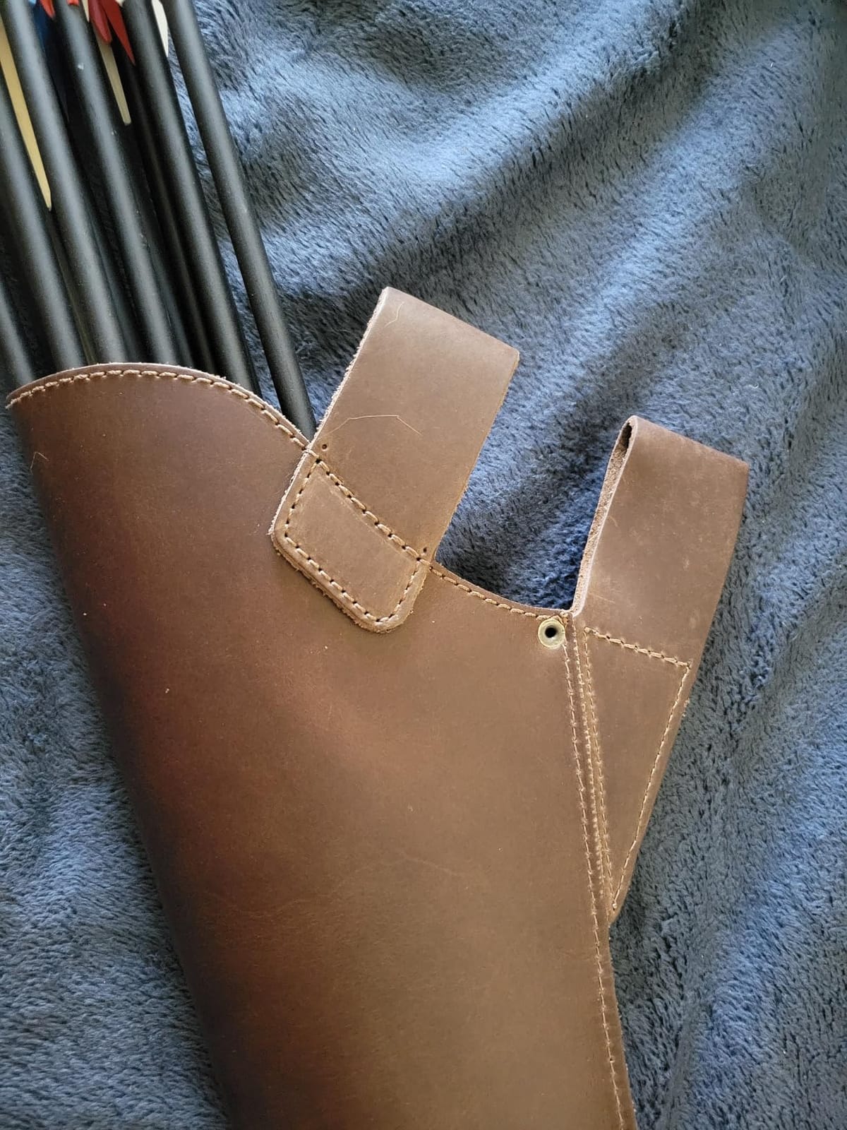 Leather Hip Quiver for Arrows, Hunting Quiver Arrow Holder, Archery Quivers Holder, Best Compound Bow Arrow Quiver for Recurve Bow, Back Quiver, Design for Archery Crossbow Quiver customer photo 2
