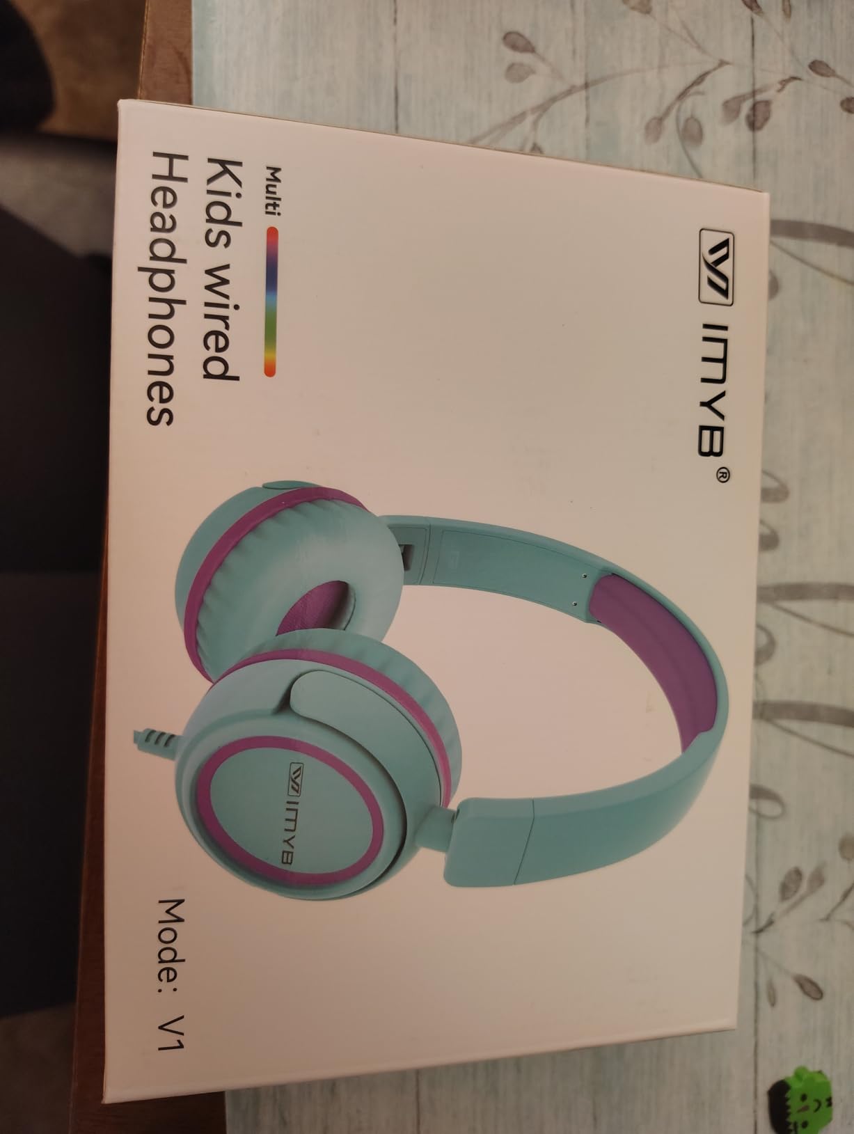 IMYB V1 Kids Headphones, 85dB Wired for School, Toddler 2-12 Boys Girls customer photo 1