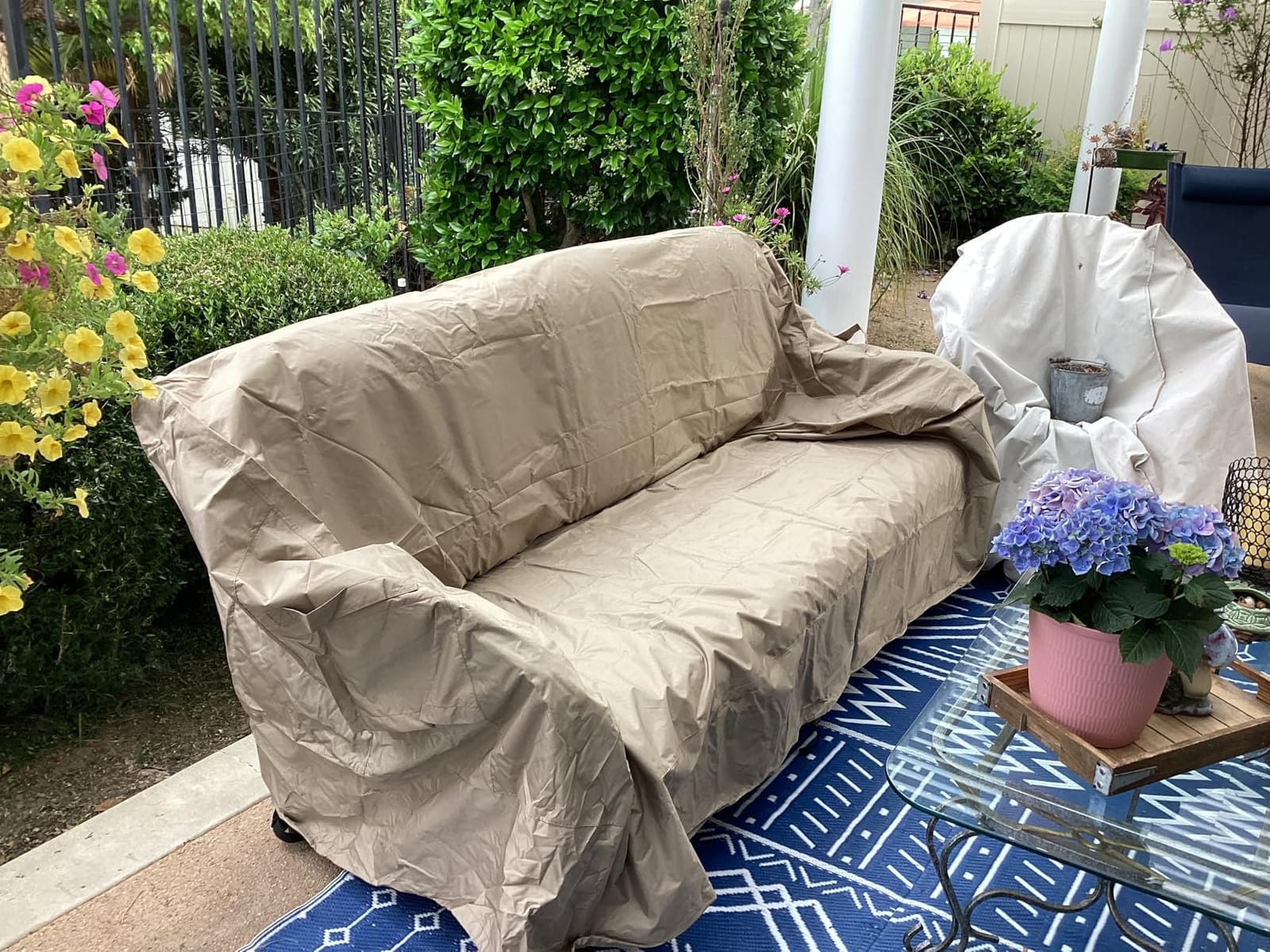 PureFit Outdoor Couch Cover Waterproof Patio Sofa Furniture Covers 3-Seater customer photo 1