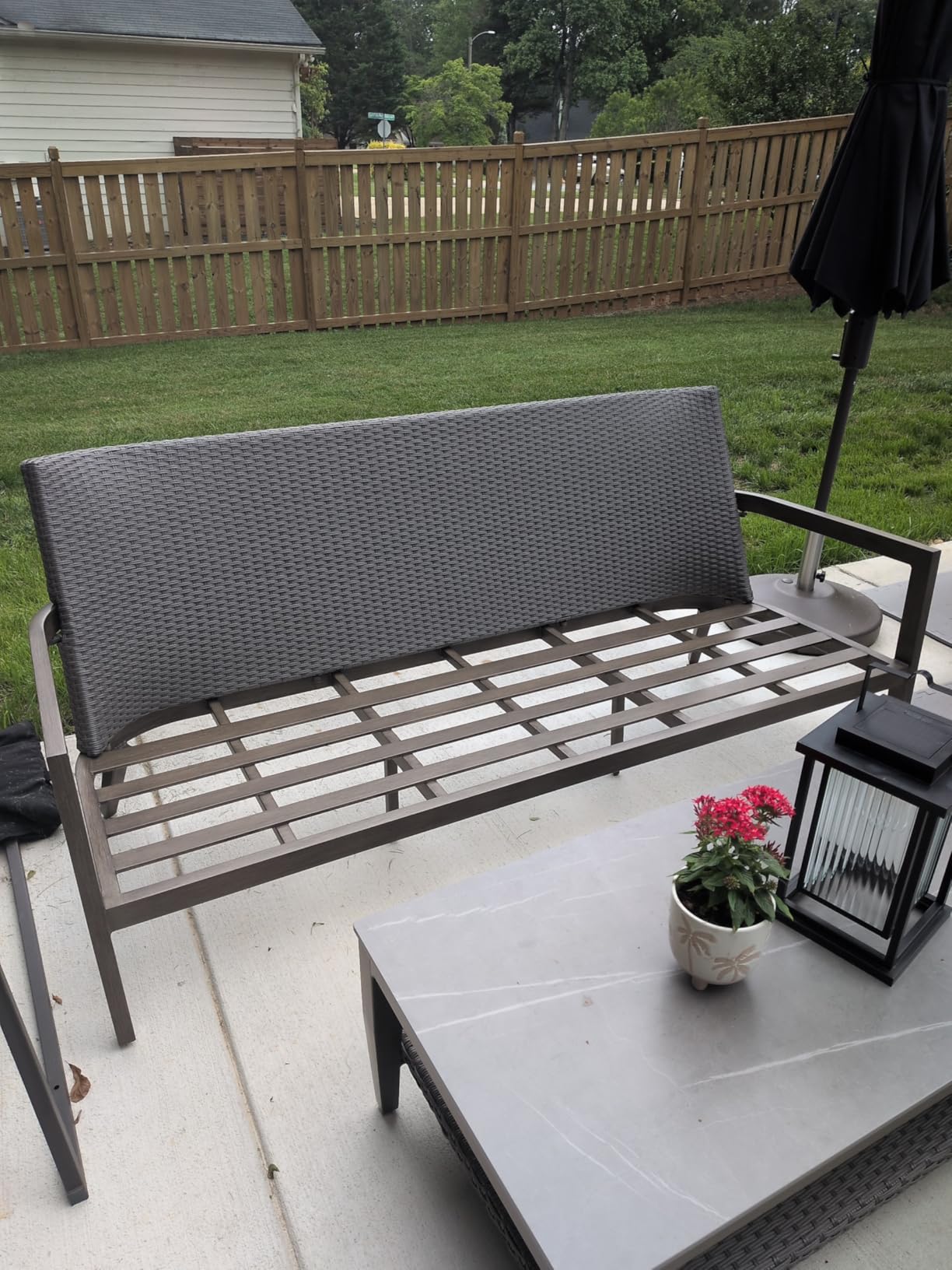 PureFit Outdoor Couch Cover Waterproof Patio Sofa Furniture Covers 3-Seater customer photo 2