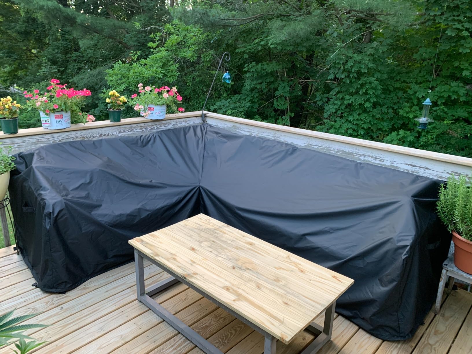 PureFit Outdoor Sectional Cover Waterproof L Shaped Patio Furniture Covers customer photo 1