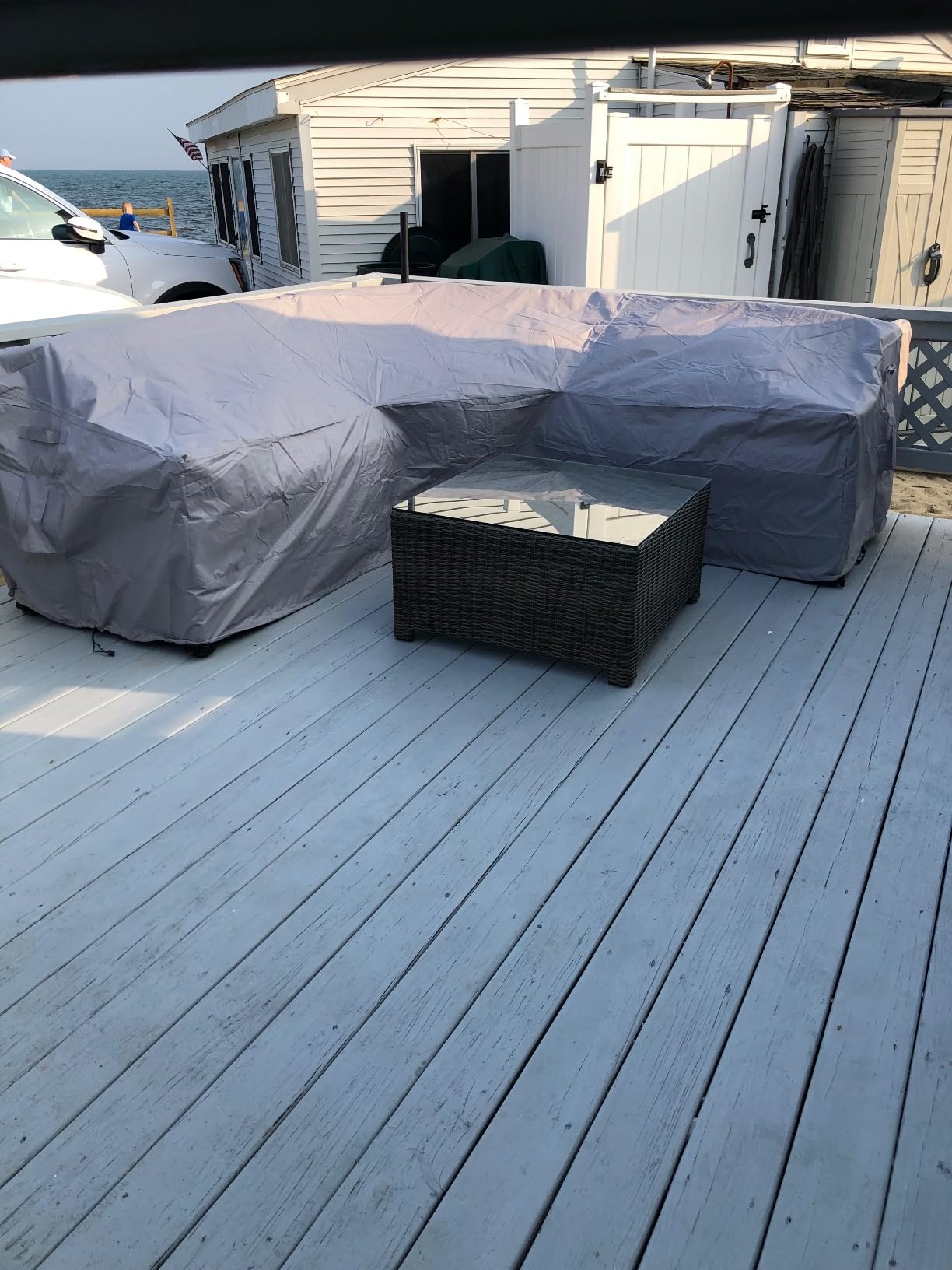 PureFit Outdoor Sectional Cover Waterproof L Shaped Patio Furniture Covers customer photo 2