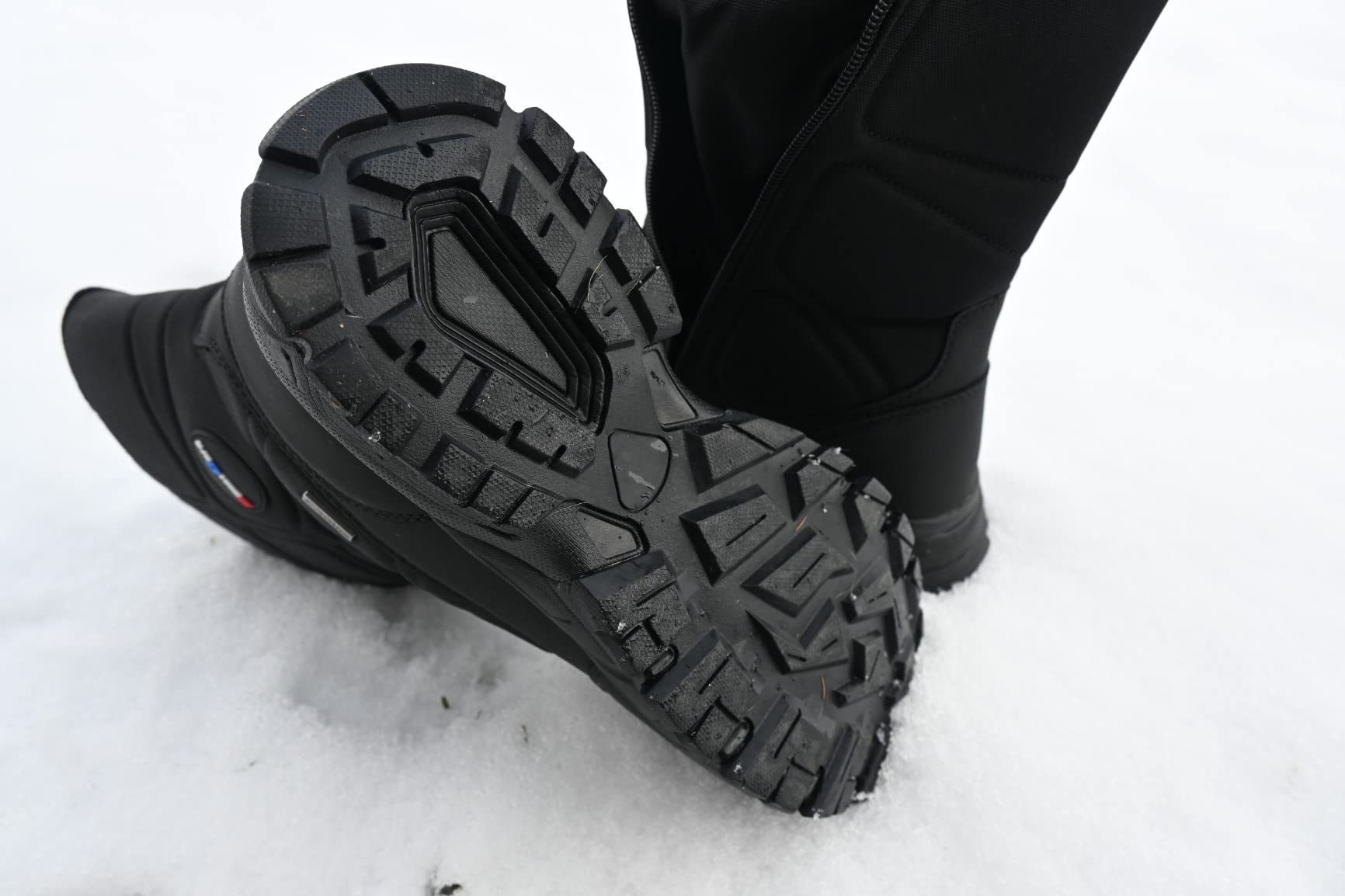 SILENTCARE Men's Winter Waterproof Snow Boots Warm Slip On Mid-Calf Zipper Booties Lightweight Outdoor Athletic customer photo 2