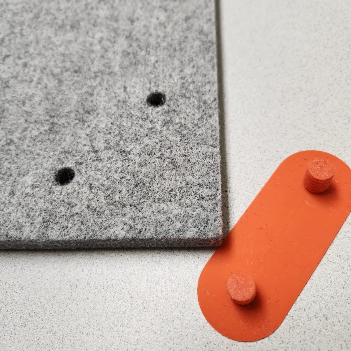 oliso MultiMat Wool Pressing Mat - 14 in x 14 in for Quilting | 100% New Zealand Fiber, 1/2 in Thick, Ironing Pad, Sewing Supply, Portable, Felted customer photo 1