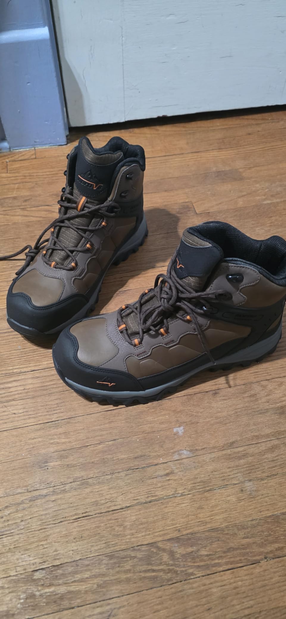 NORTIV 8 Men's Waterproof Steel Toe Work Boots customer photo 1