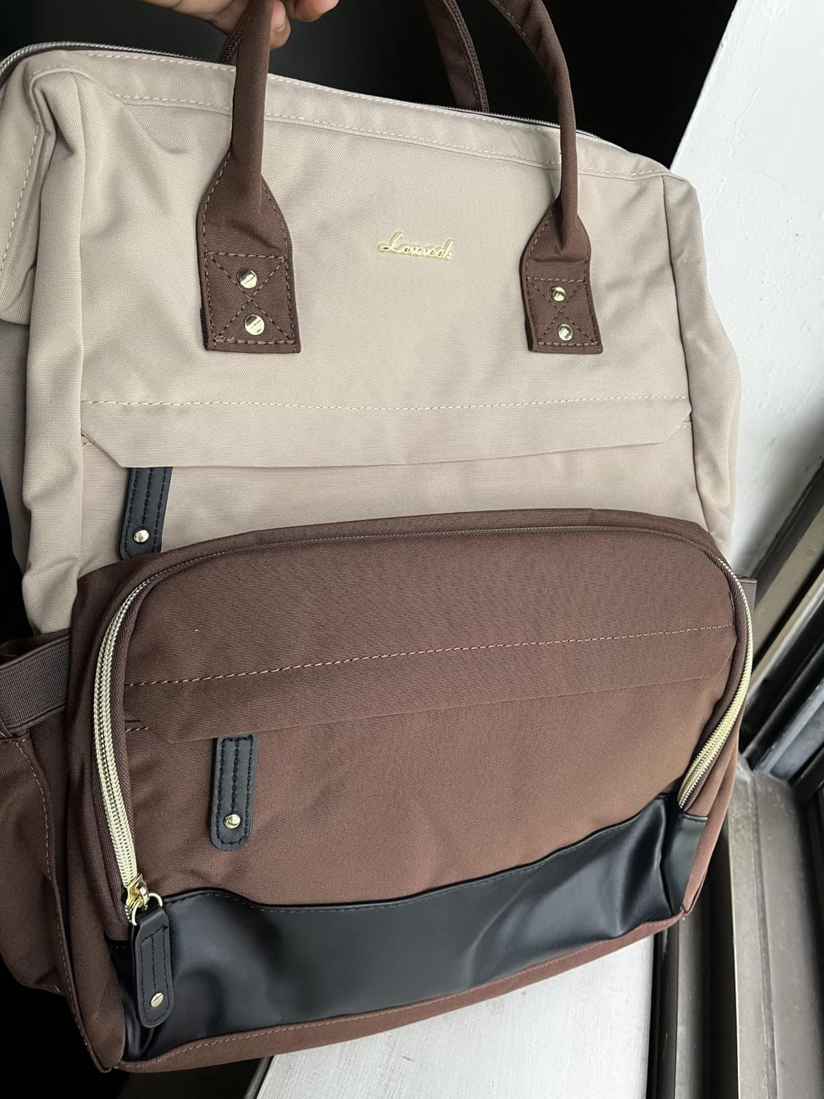 LOVEVOOK Laptop Backpack for Women, 15.6 Inch Work Business Backpacks Purse With Large Capacity, Waterproof Nurse Bag College Bookbag for School, Waterproof Casual Daypack for Travel customer photo 2