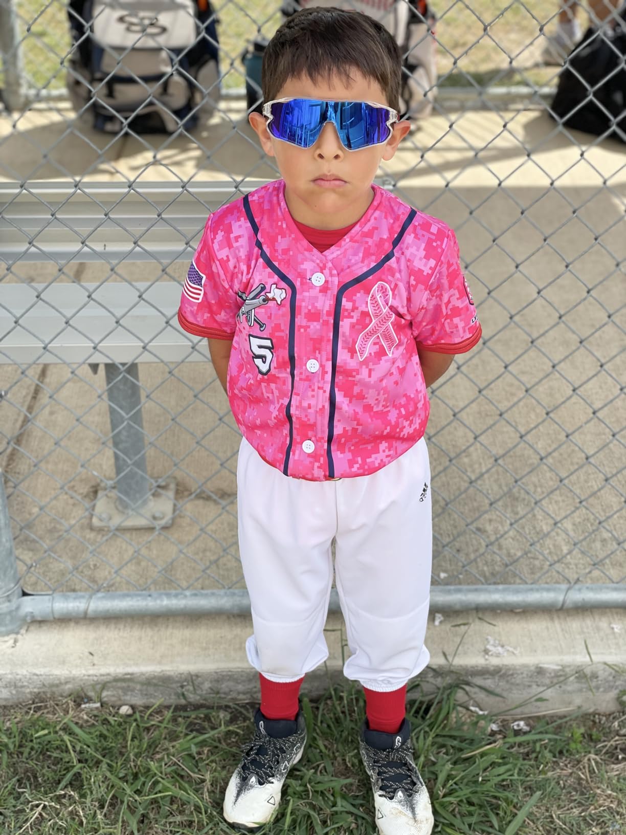 DUCO Kids Polarized Sports Baseball Sunglasses – Ages 8-16, UV Protection customer photo 1