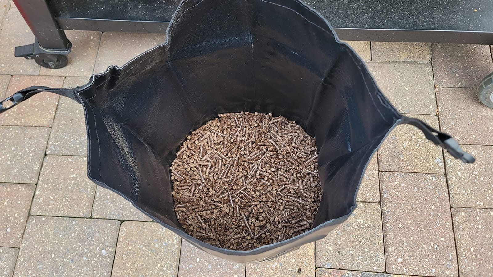 Stanbroil 20 LBs Wood Pellet Storage Bag Waterproof Outdoor Container | for pellets charcoal wood chips customer photo 1