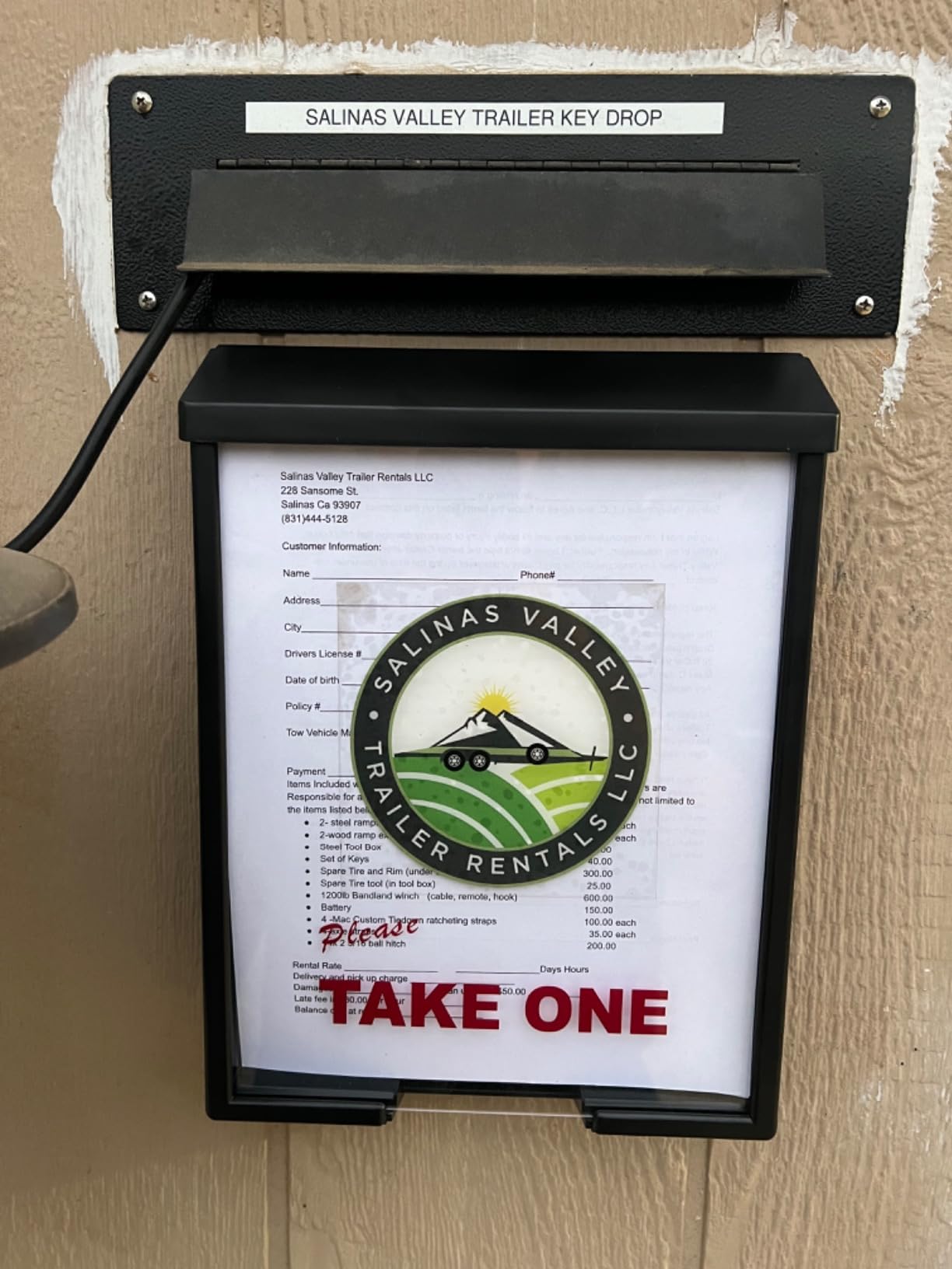Mediz Outdoor Real Estate Brochure Box with Snap Shut Lid, Take One Document Holder Holds 100+ 8.5x11 Documents, Flyers, Literature and Other Outdoor Marketing Needs customer photo 1
