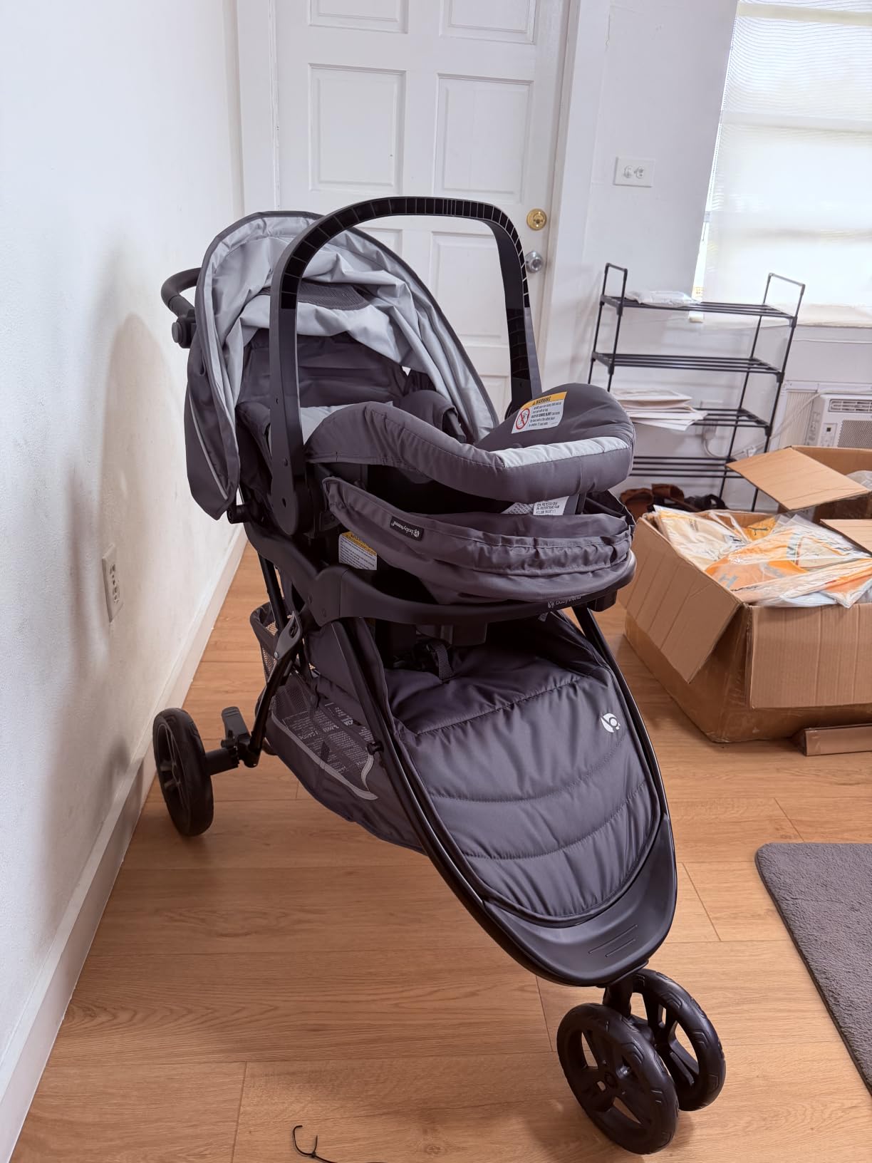 Baby Trend EZ Ride Travel System with EZ-Lift Infant Car Seat, Dash Grey customer photo 2