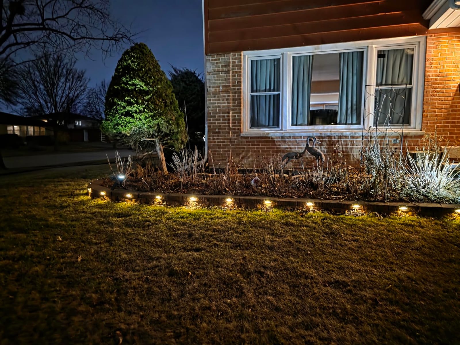 JACKYLED Solar Deck Lights, 16 Pack IP65 Waterproof Solar Fence Step Light customer photo 1