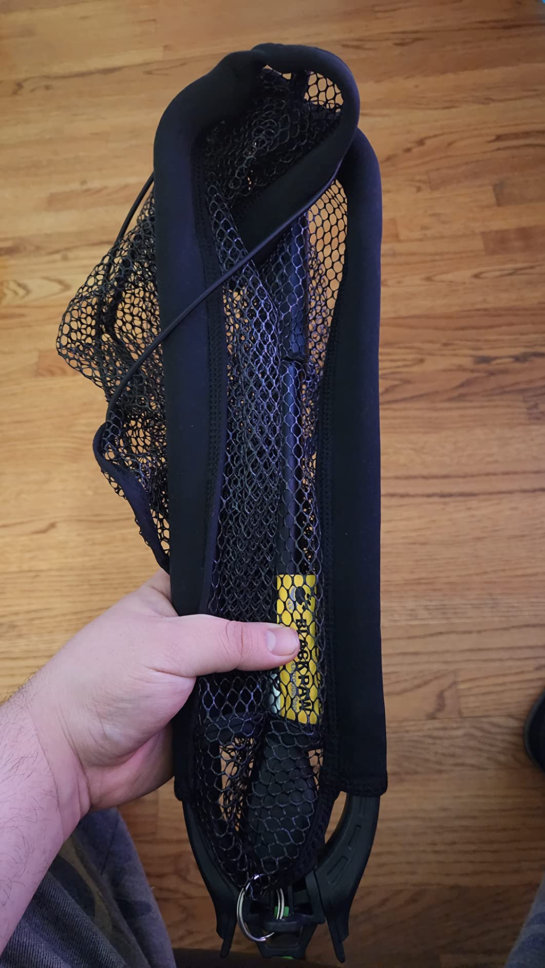 Black Paw Floating Fishing Net Foldable Telescopic Fish Landing Net with Built in Length Scale Rubber Coated for Kayak, Fly, Trout customer photo 1