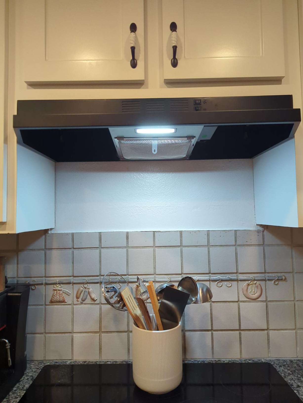 FIREGAS Range Hood 30 inch Under Cabinet, White Range Hood, Kitchen Hood customer photo 2