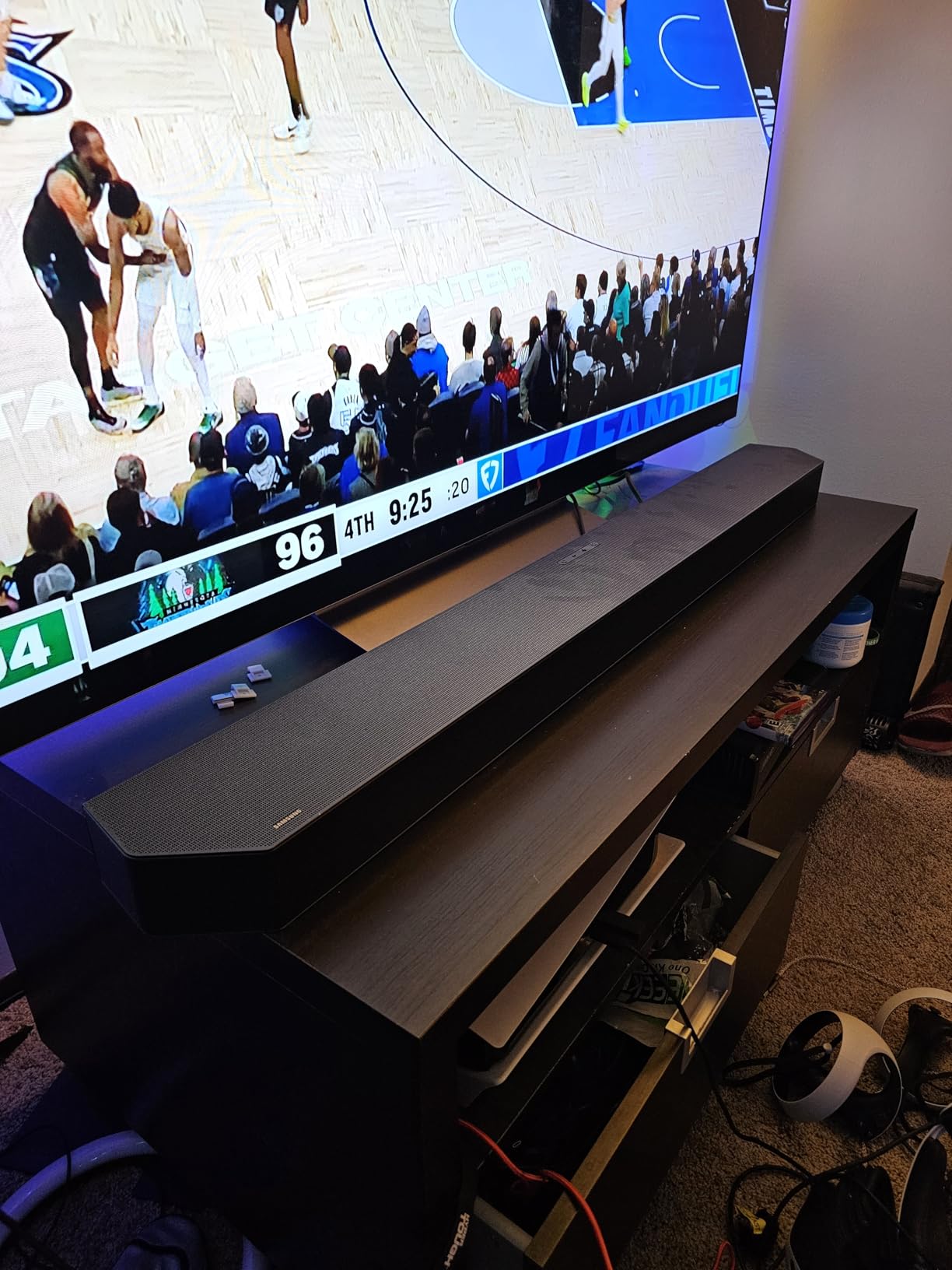 Samsung HW-Q990C 11.1.4ch Soundbar w/Wireless Dolby Audio, Rear Speakers Included w/Q-Symphony, SpaceFit Sound Pro, Adaptive Sound, Game Mode Pro, Airplay 2, AVA, Alexa Built-in customer photo 2