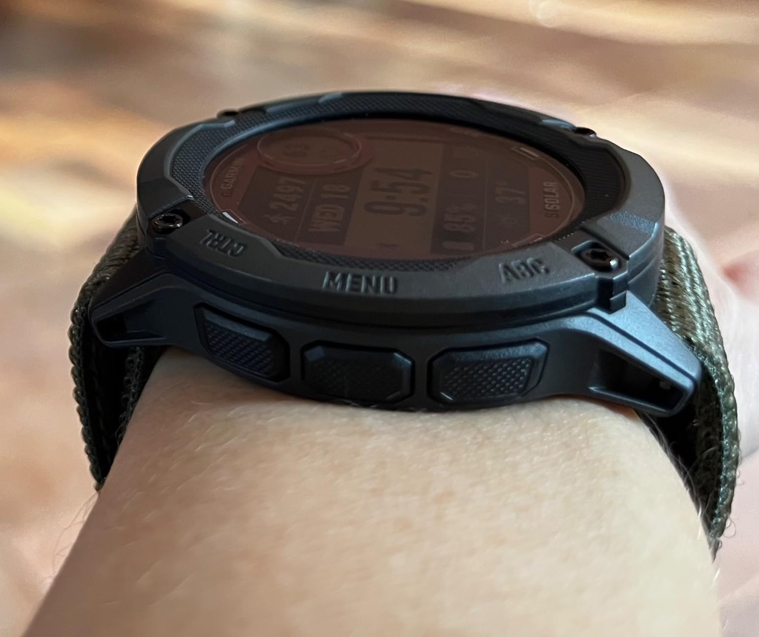 Garmin Instinct® 2X Solar Tactical, Rugged Outdoor Smartwatch, 50mm, Black customer photo 2