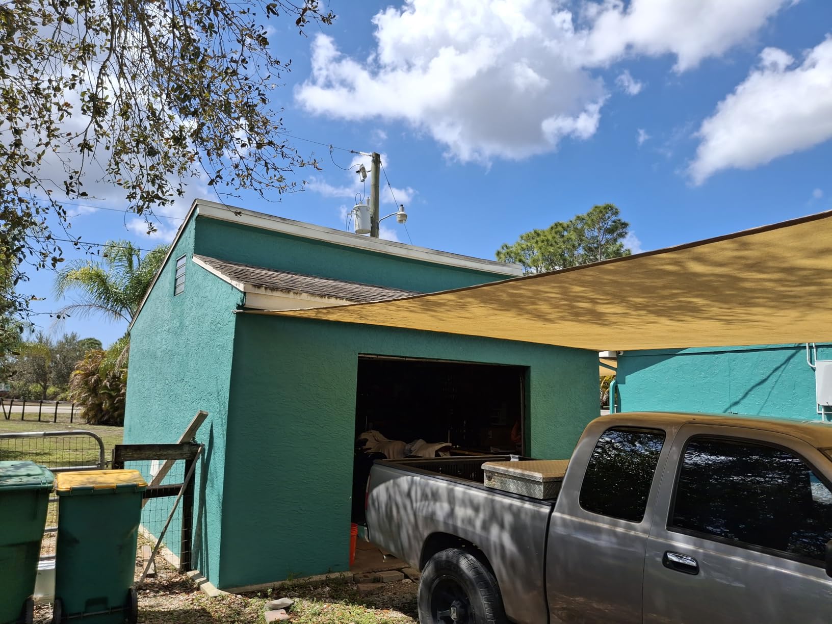 Royal Shade 18' x 20' Green Rectangle Super Ring Sun Shade Sail Canopy RSTAWS, Heavy Duty Durable Structure, Reinforced Corners & Edges, 260 GSM Permeable Fabric (We Make Custom Size) customer photo 2