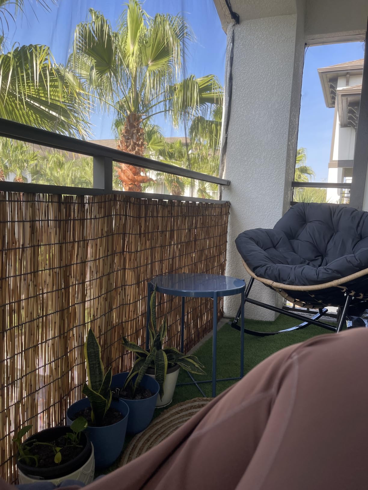 Natural Reed Fencing Rolls: Privacy Bamboo Fence 3/4/5/6ft High Roll Reed customer photo 1