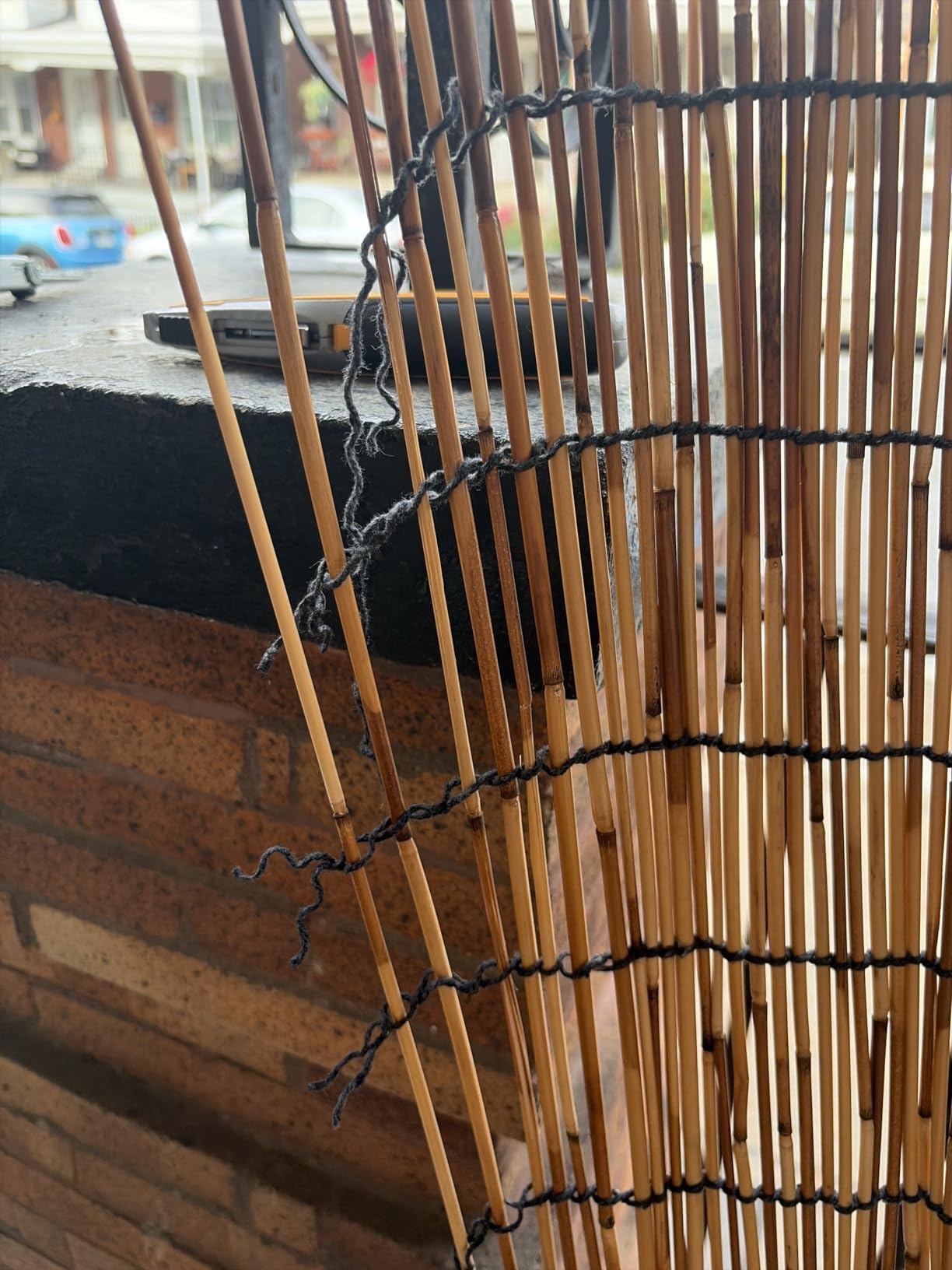 Natural Reed Fencing Rolls: Privacy Bamboo Fence 3/4/5/6ft High Roll Reed customer photo 2