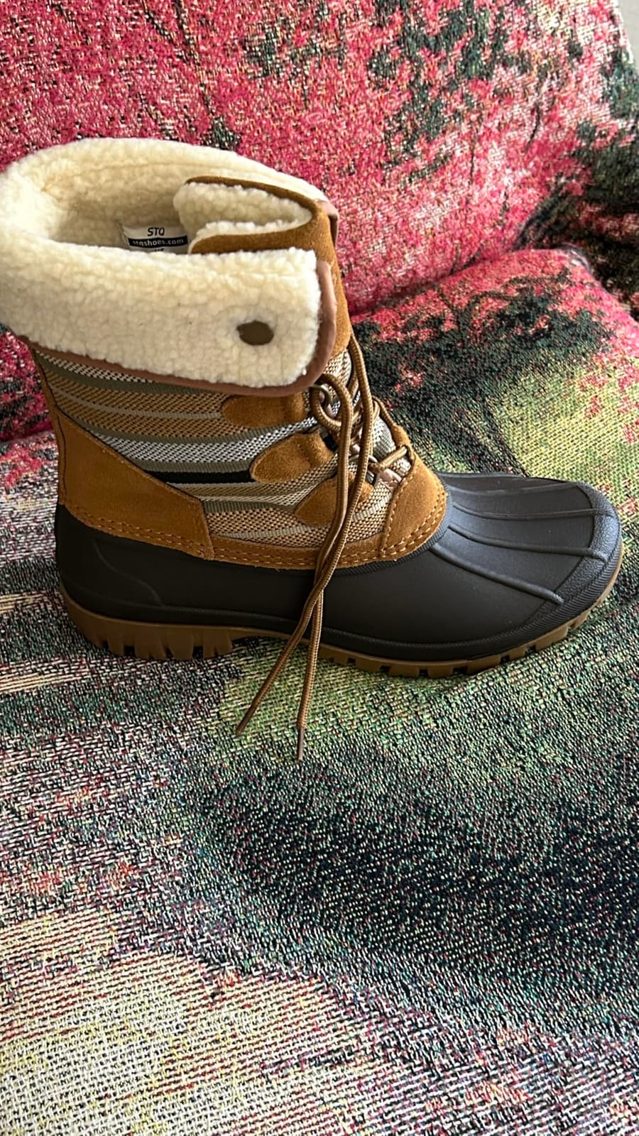 STQ Womens Winter Duck Boots Waterproof Cold Weather Snow Boots customer photo 2