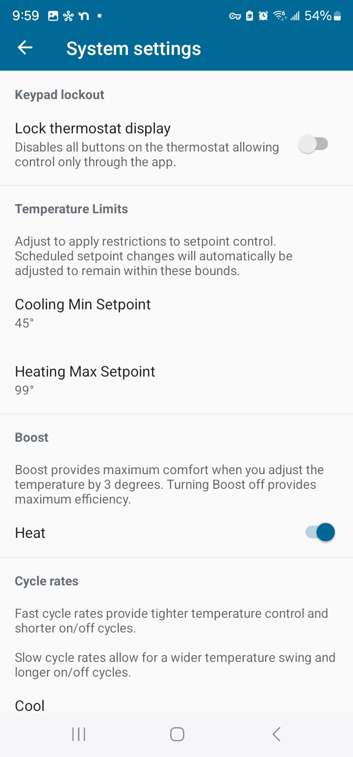 Sensi Lite Smart Thermostat, WiFi, Alexa, DIY, Energy Star Certified, ST25 customer photo 2