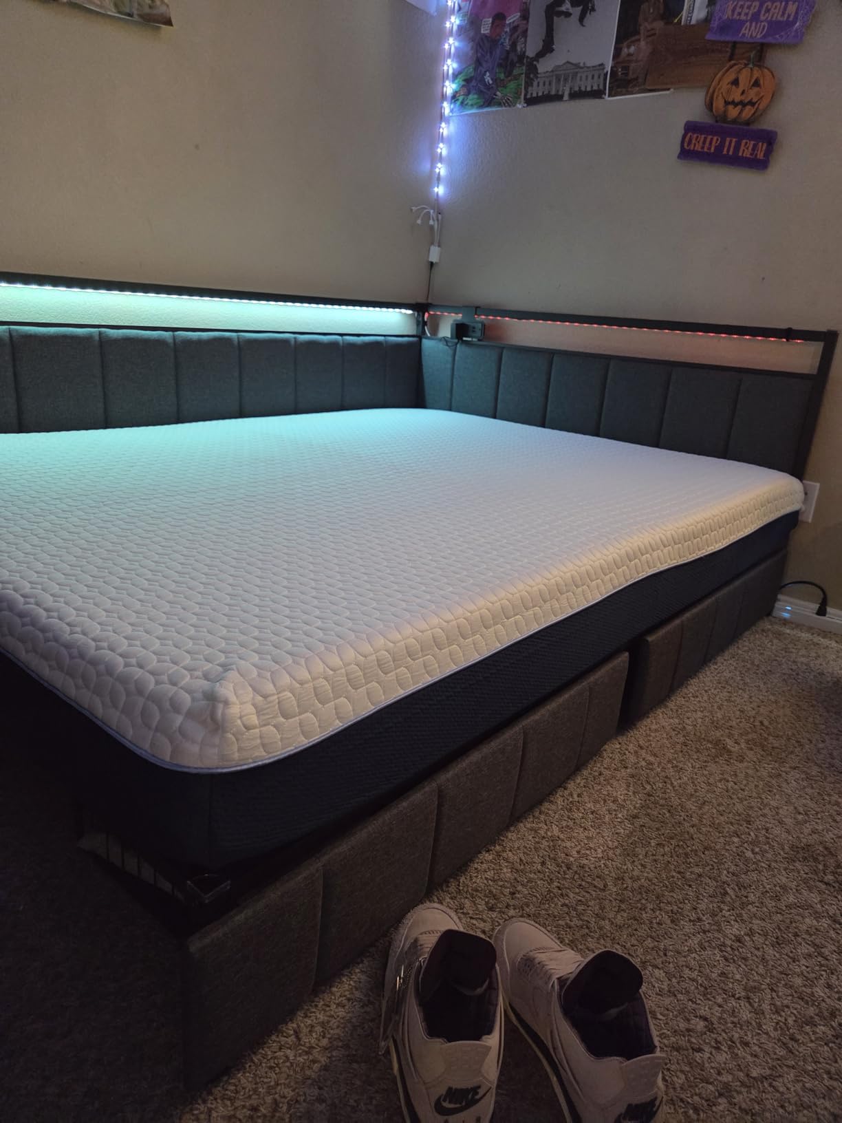 Gelsea 6 Inch Twin Size Mattress for Kids, Gel Cooling Memory Foam Mattress in A Box, Medium Firm Feel for Back Pain Relief, CertiPUR US Certified customer photo 1