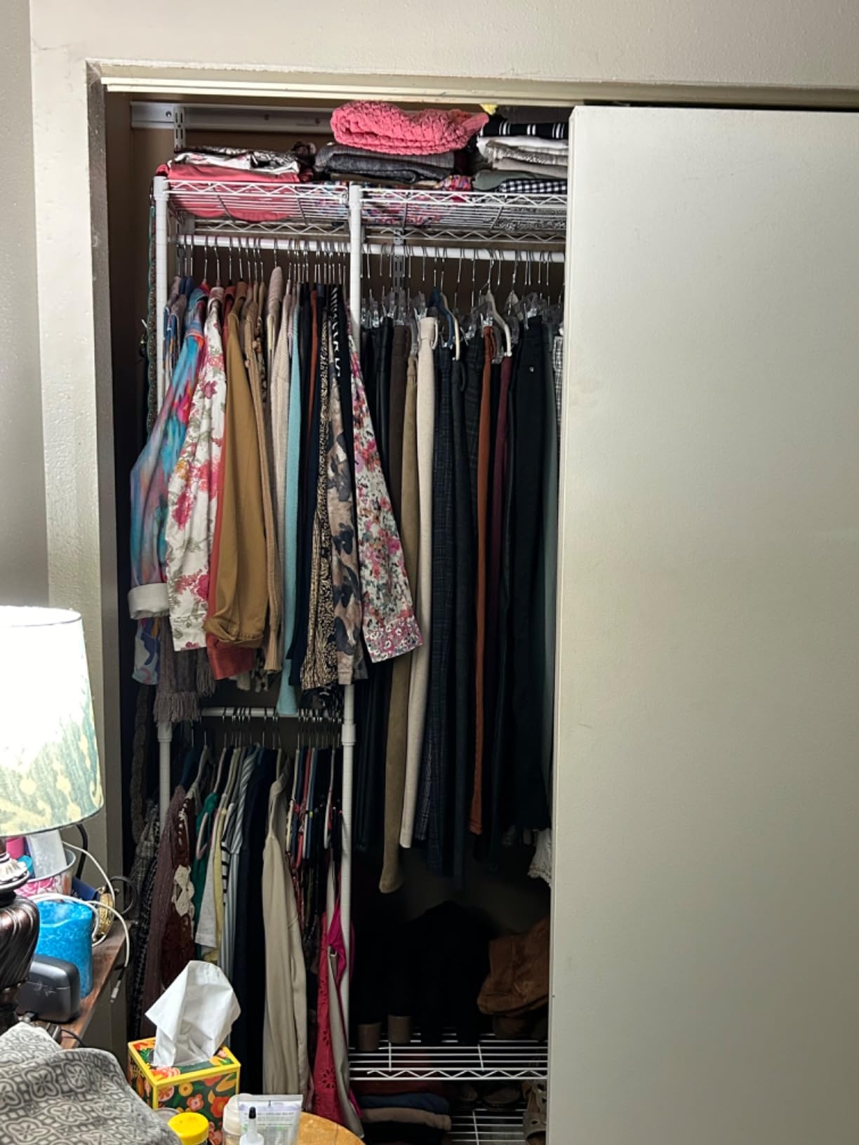 Ulif E3 Heavy Duty Garment Rack 4-Tier Freestanding Closet Organizer System customer photo 1